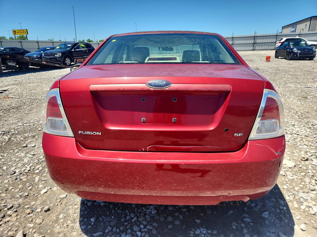 2006 Ford Fusion Se Red vin: 3FAFP07Z46R186098