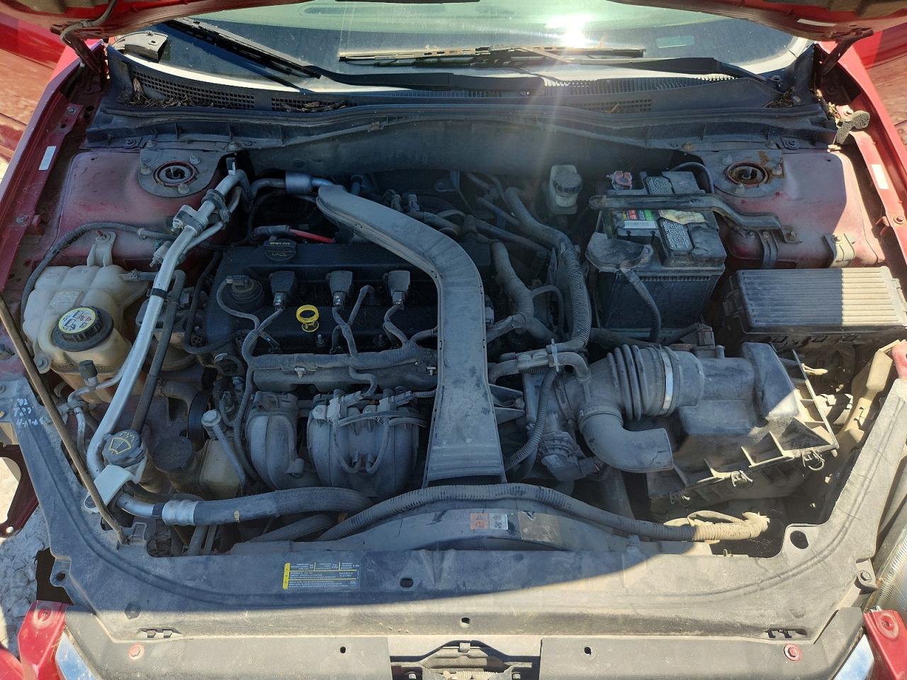2006 Ford Fusion Se Red vin: 3FAFP07Z46R186098