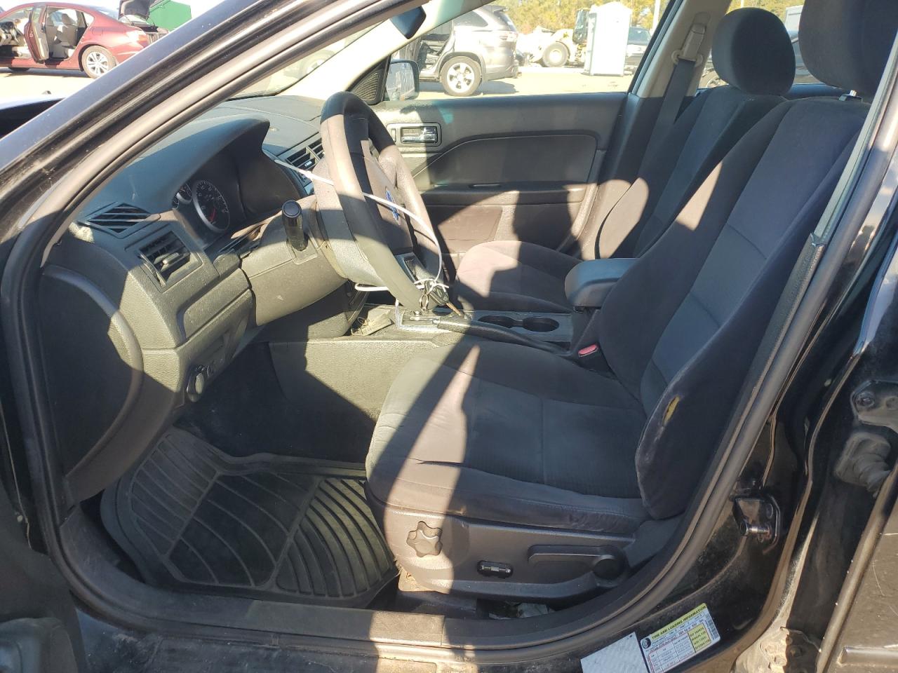 2006 Ford Fusion Se Black vin: 3FAFP07Z46R208195