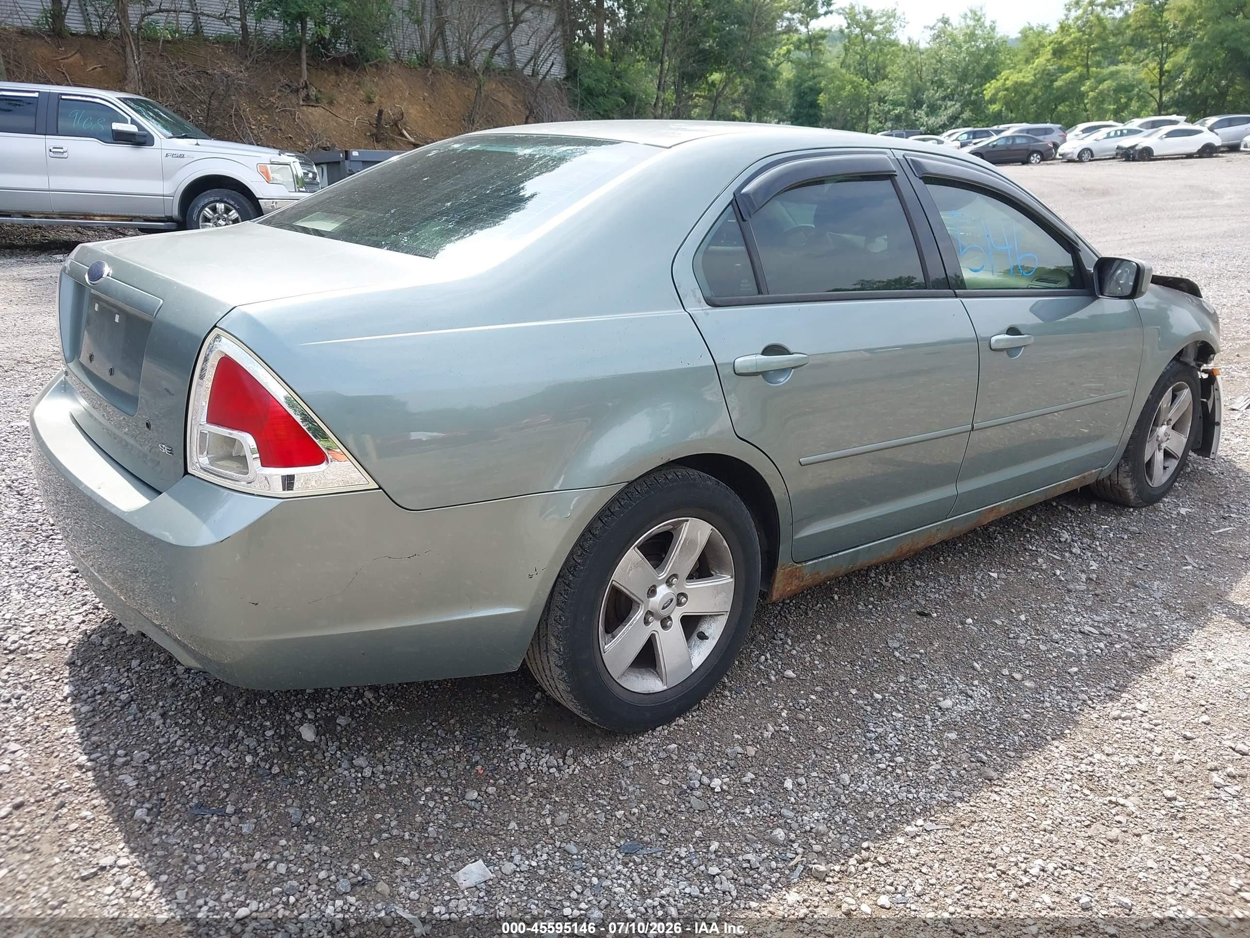 2006 Ford Fusion Se Серый vin: 3FAFP07Z56R194937