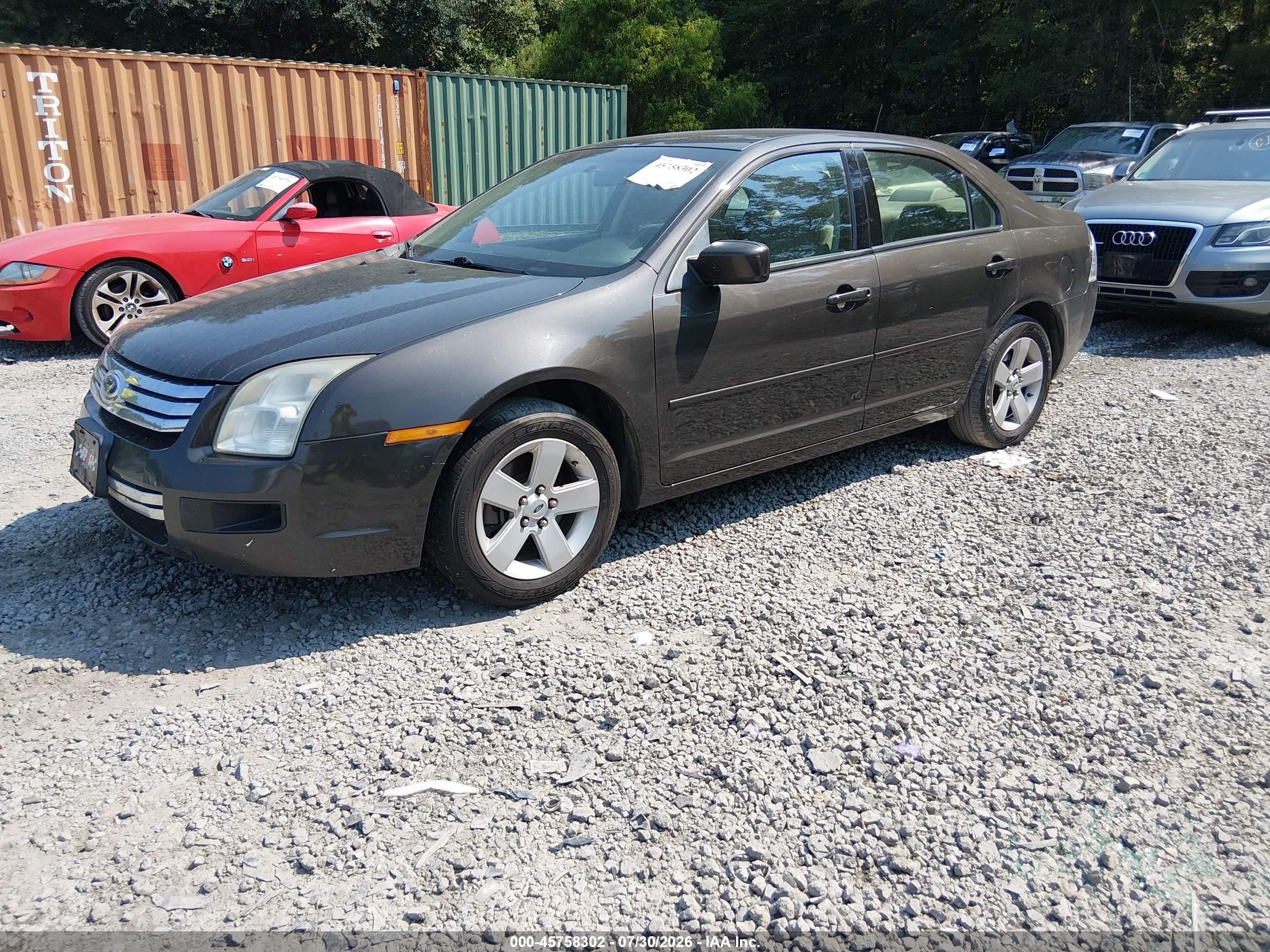 2006 Ford Fusion Se Black vin: 3FAFP07Z76R100265