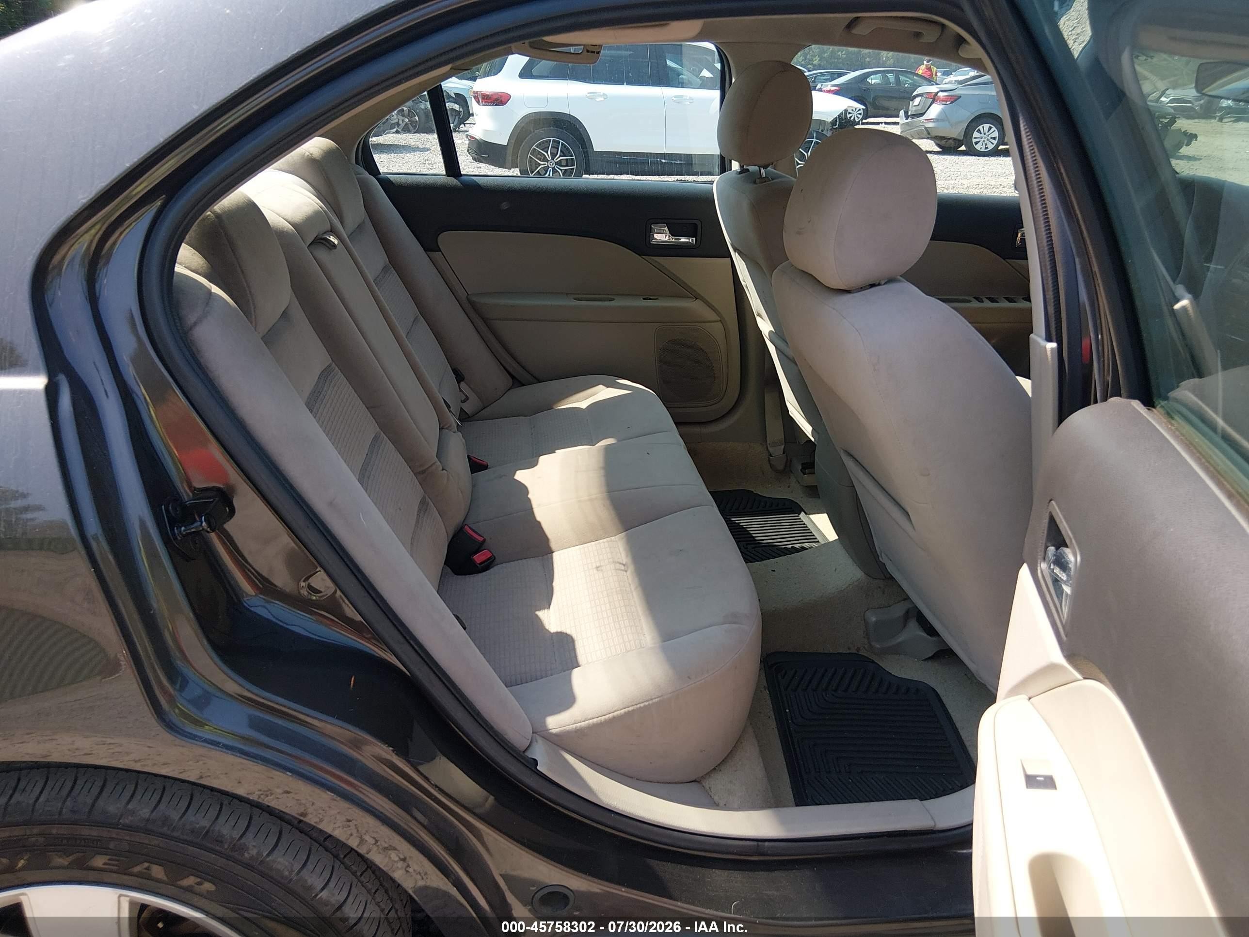 2006 Ford Fusion Se Black vin: 3FAFP07Z76R100265