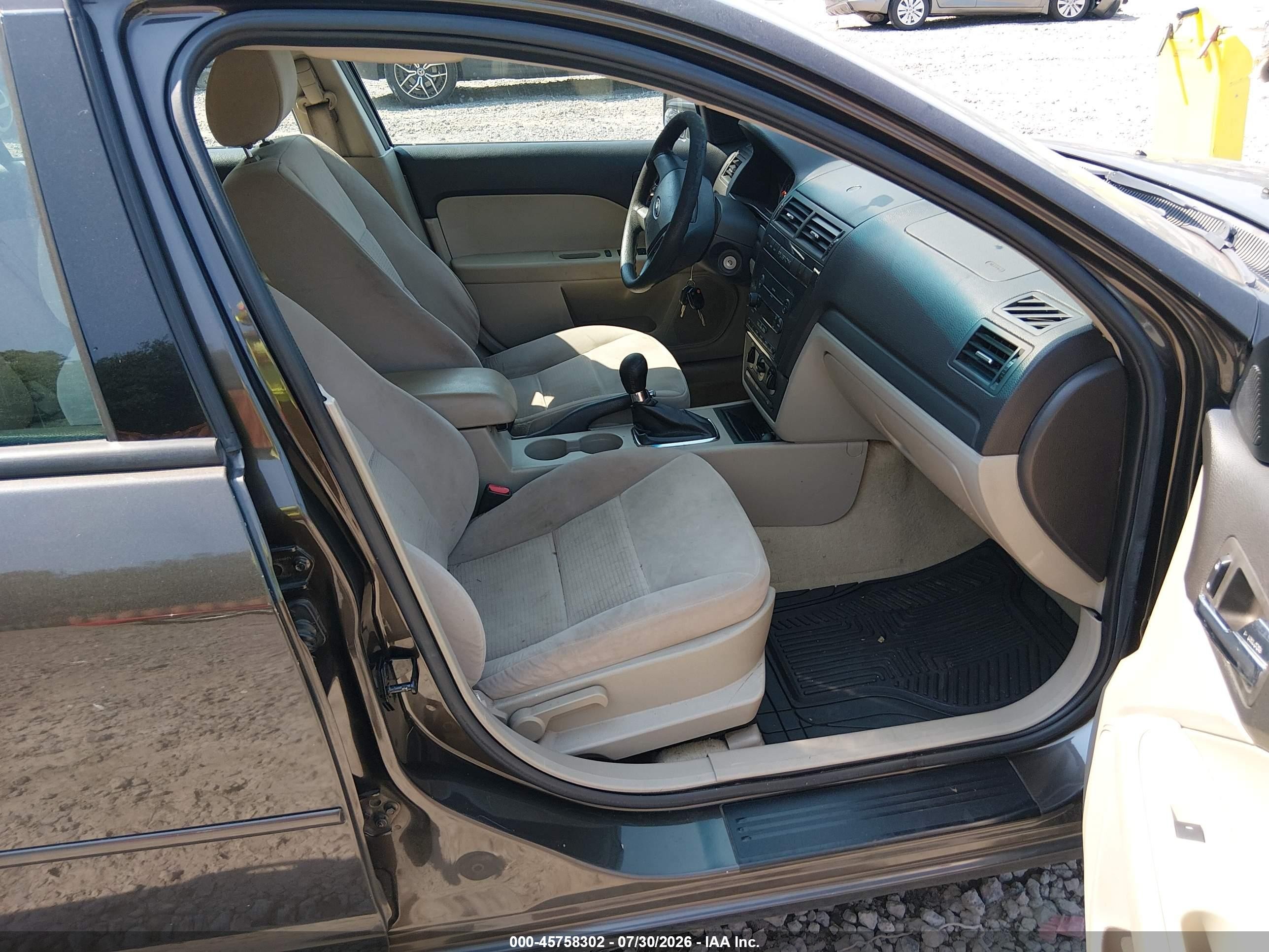 2006 Ford Fusion Se Black vin: 3FAFP07Z76R100265