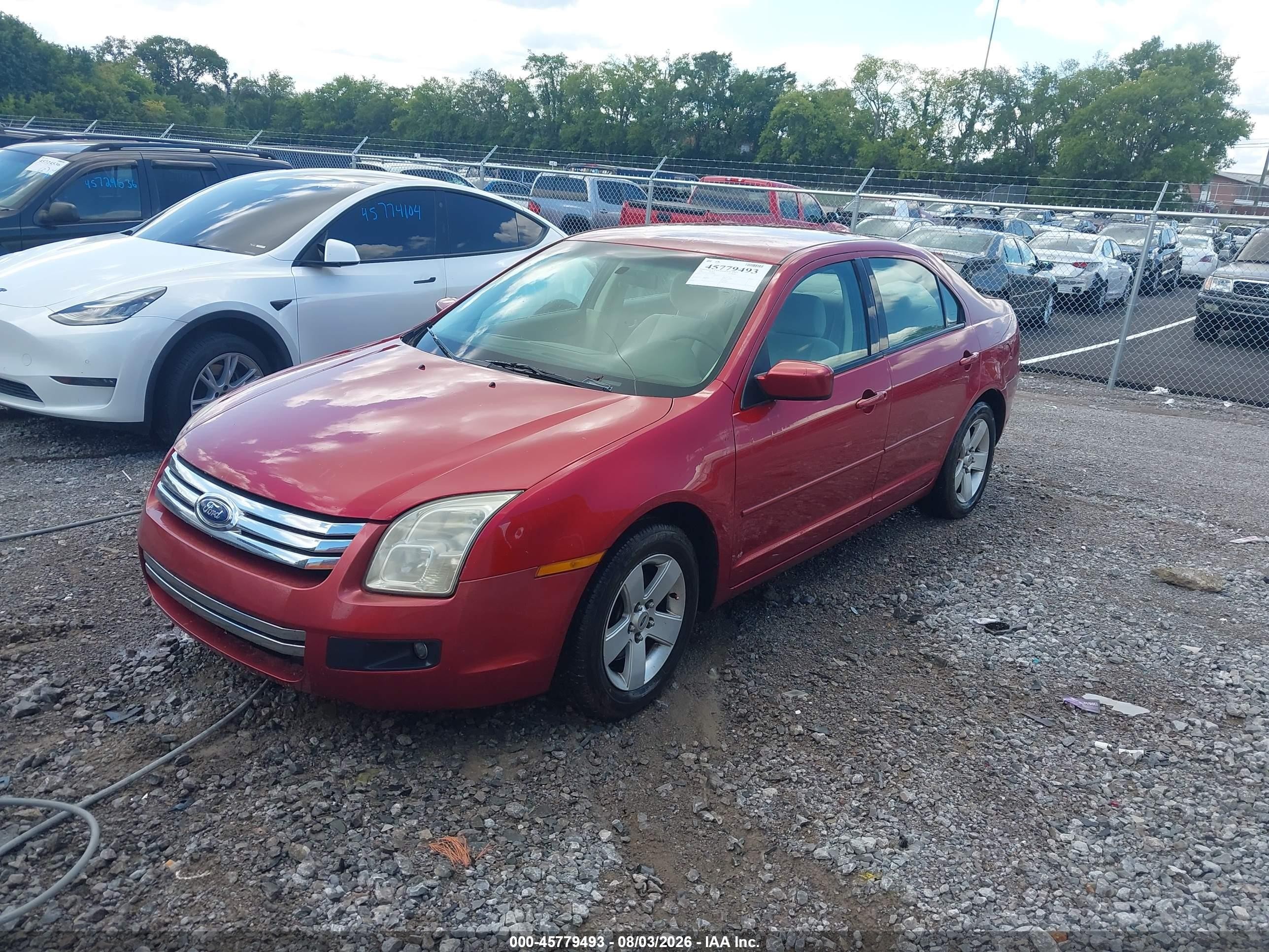 2006 Ford Fusion Se Red vin: 3FAFP07Z76R230496