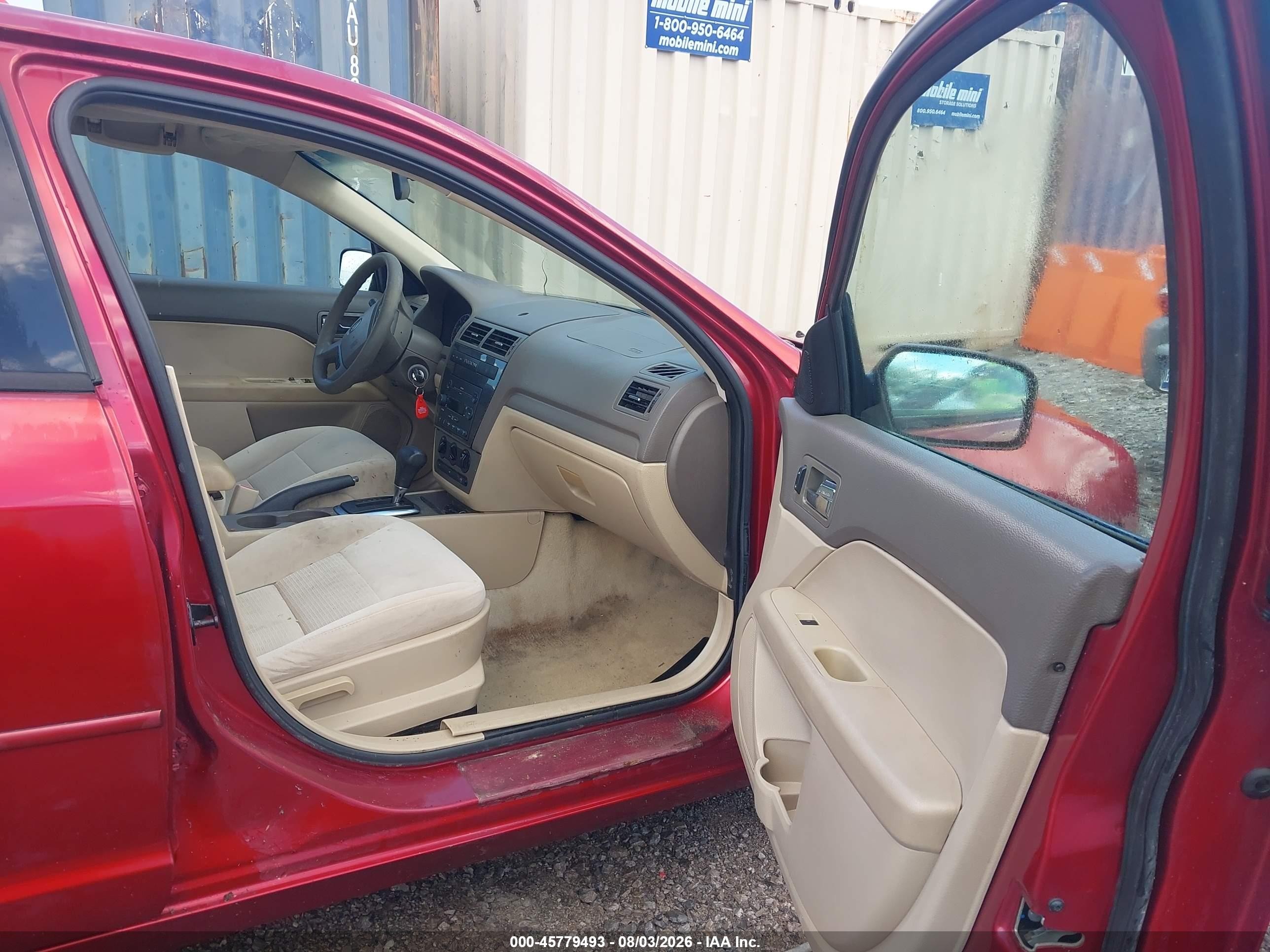 2006 Ford Fusion Se Red vin: 3FAFP07Z76R230496
