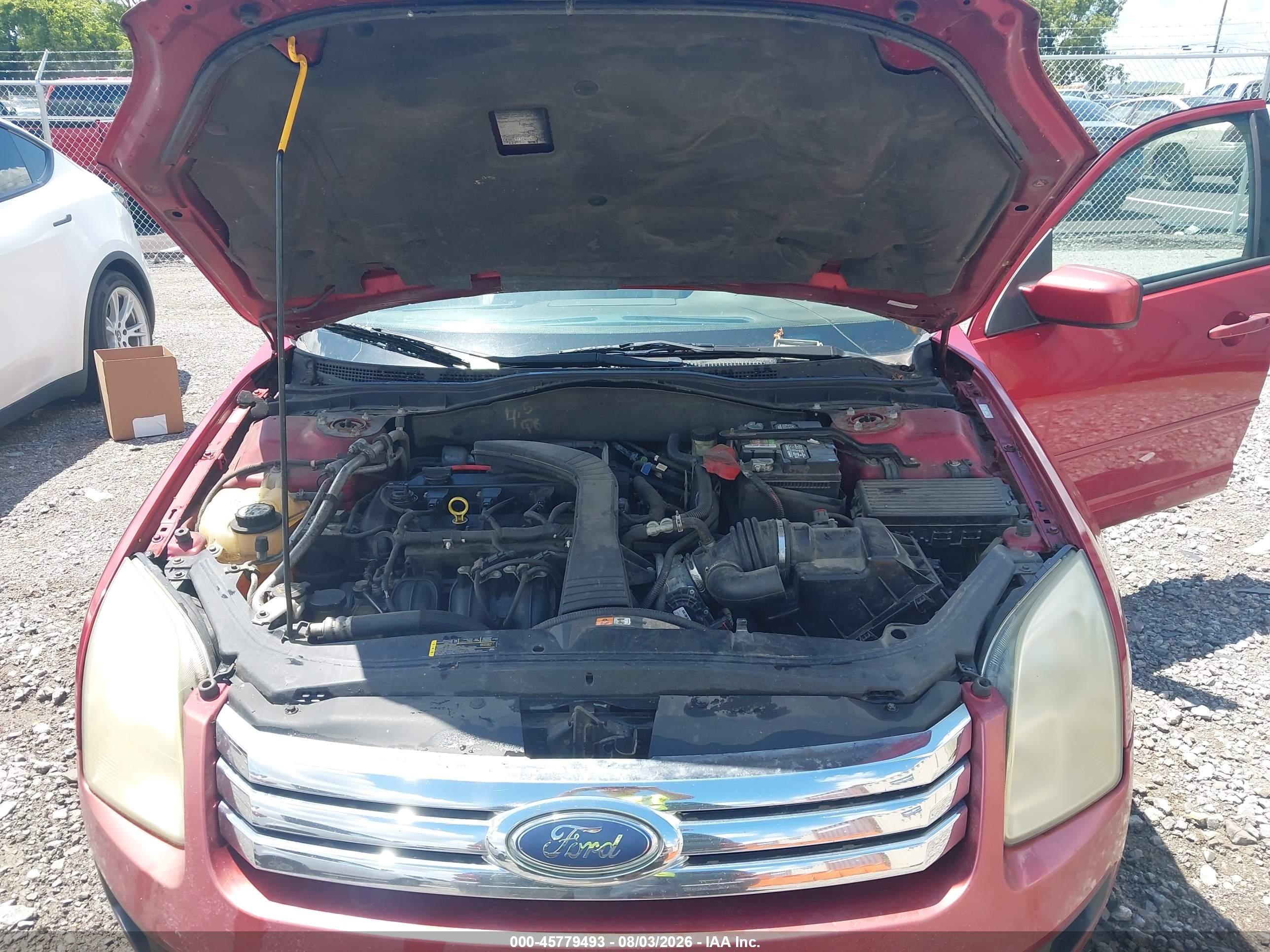 2006 Ford Fusion Se Red vin: 3FAFP07Z76R230496
