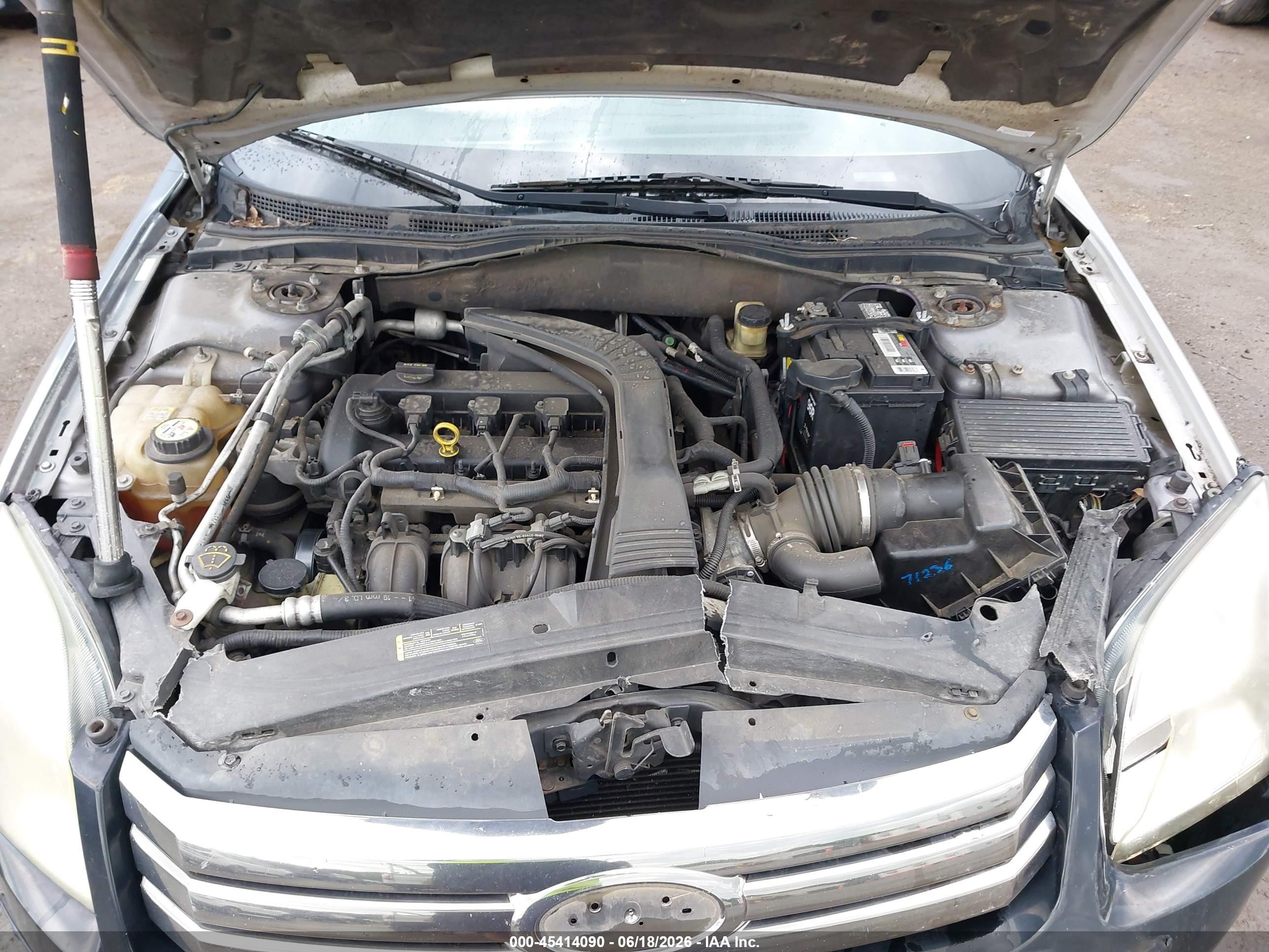 2006 Ford Fusion Se Silver vin: 3FAFP07Z86R142735