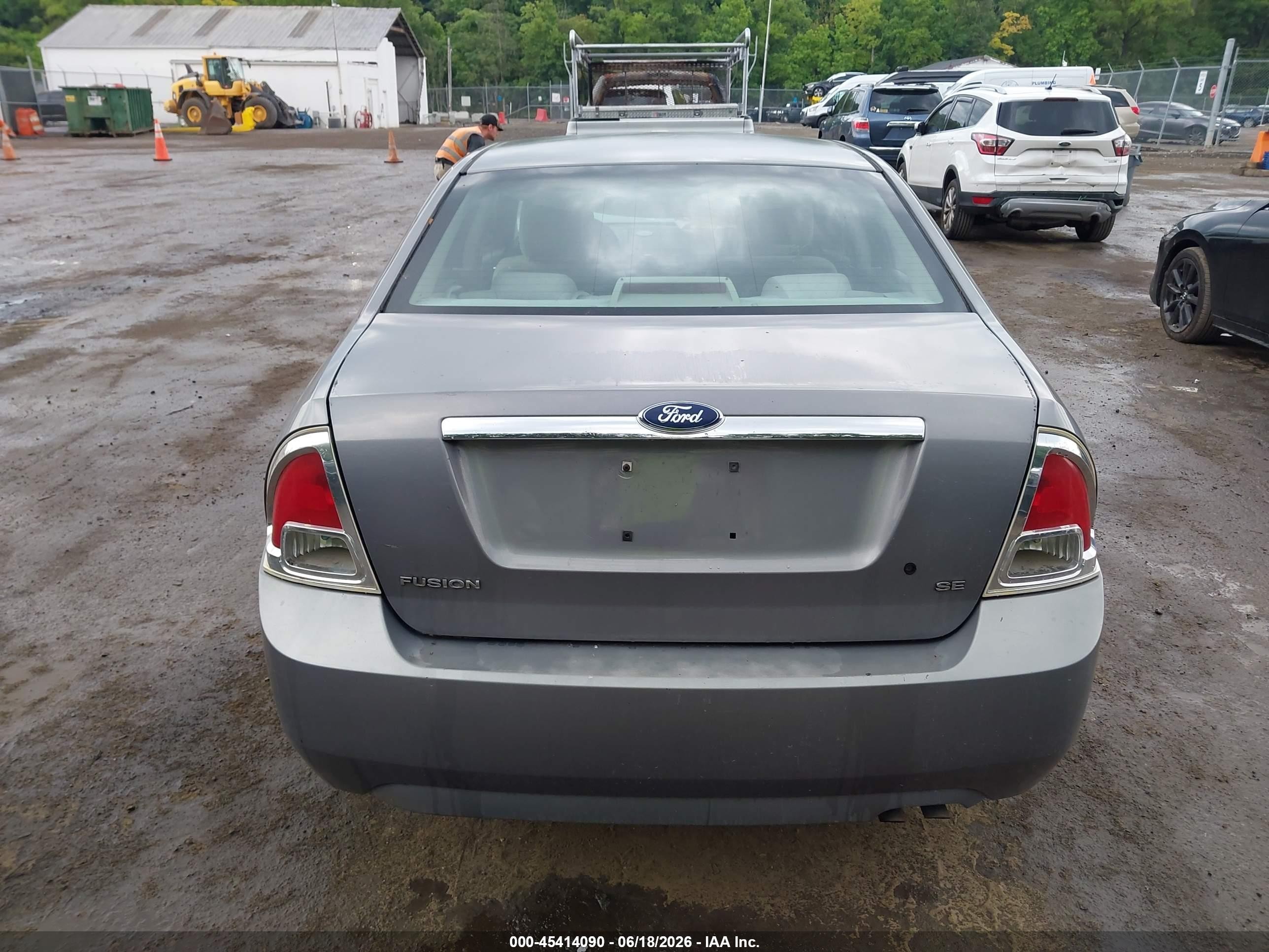 2006 Ford Fusion Se Silver vin: 3FAFP07Z86R142735