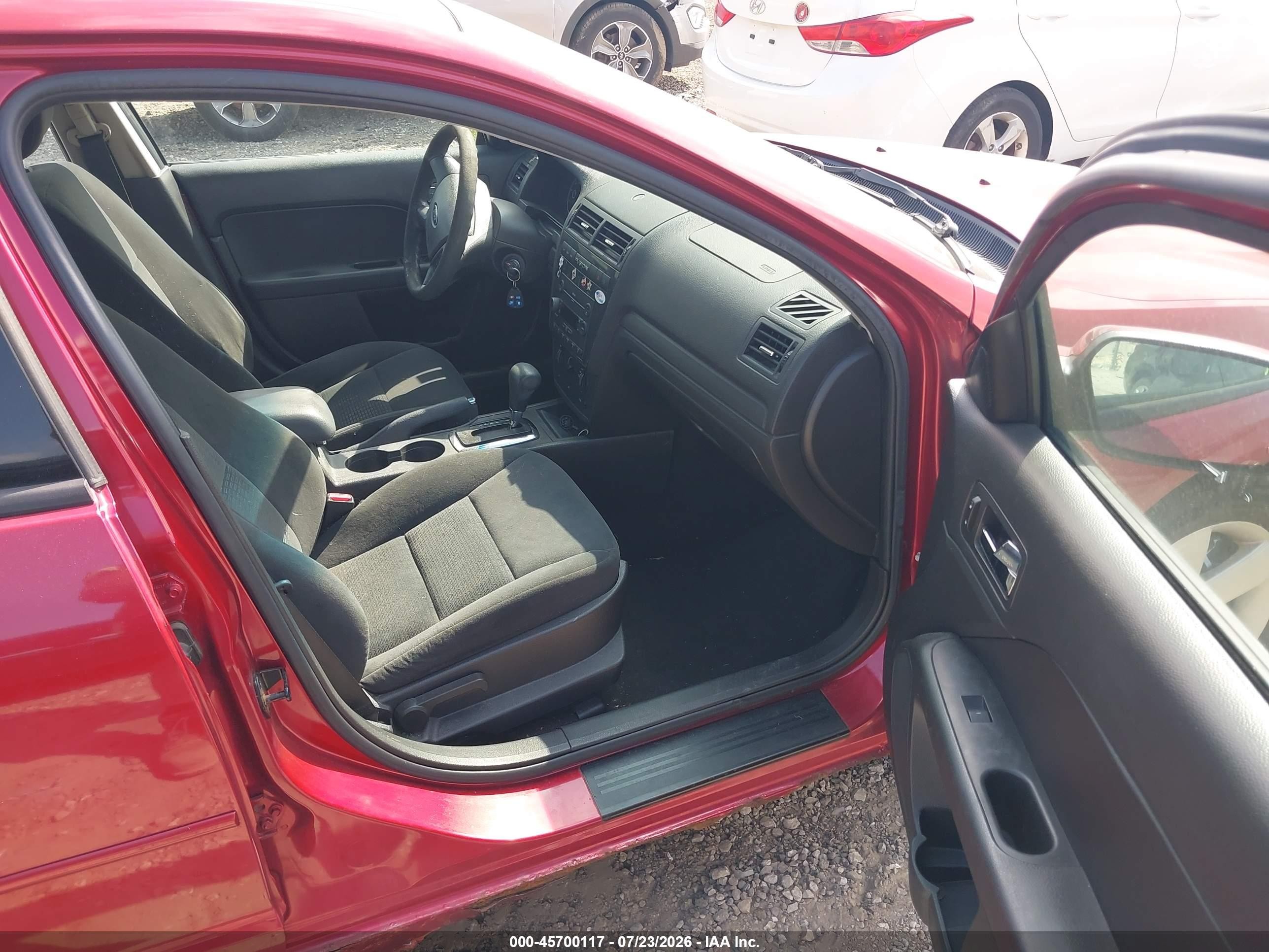 2006 Ford Fusion Se Red vin: 3FAFP07Z86R193376