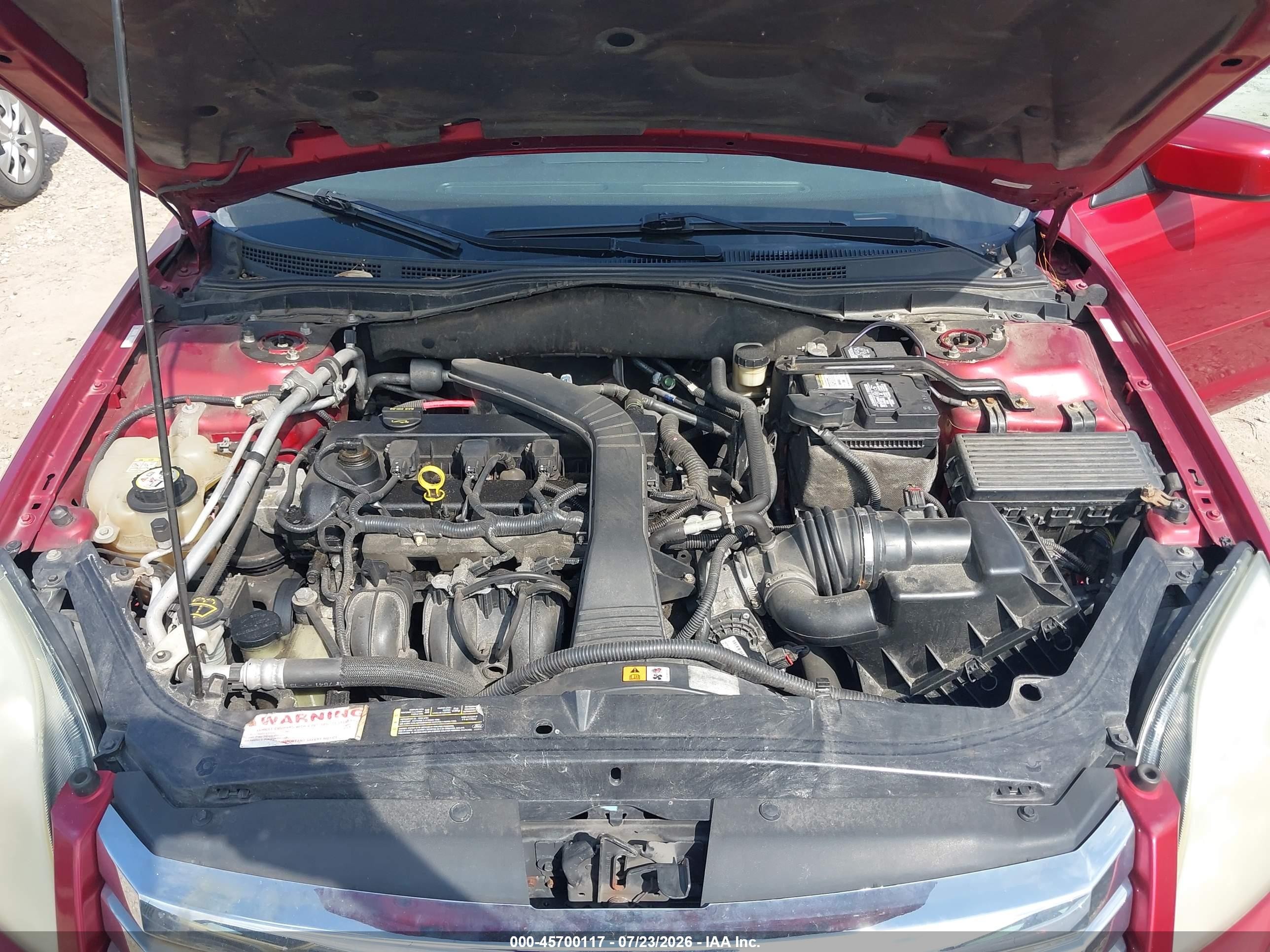 2006 Ford Fusion Se Red vin: 3FAFP07Z86R193376