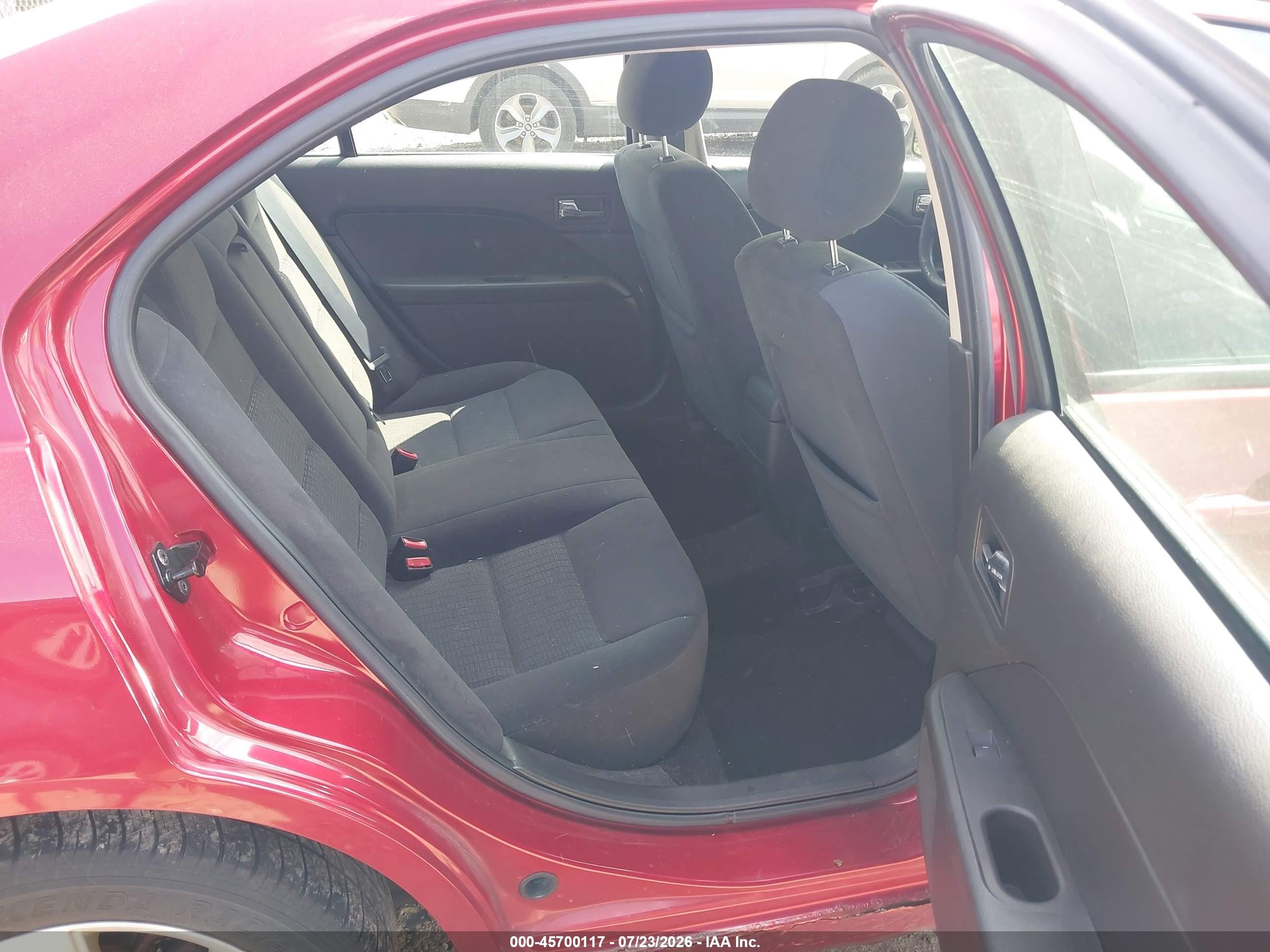 2006 Ford Fusion Se Red vin: 3FAFP07Z86R193376