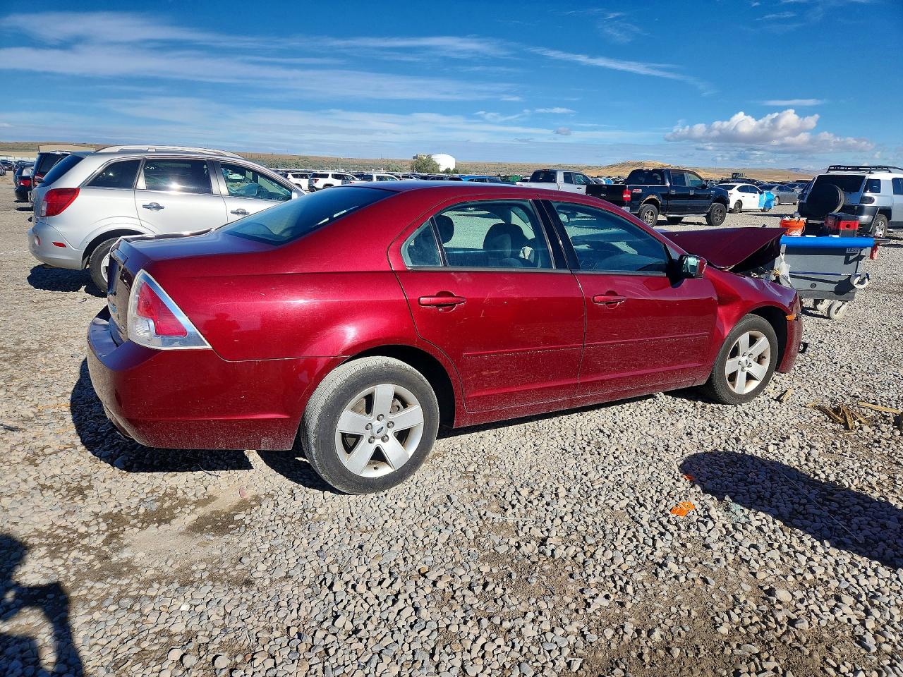 2006 Ford Fusion Se Burgundy vin: 3FAFP07Z86R193880