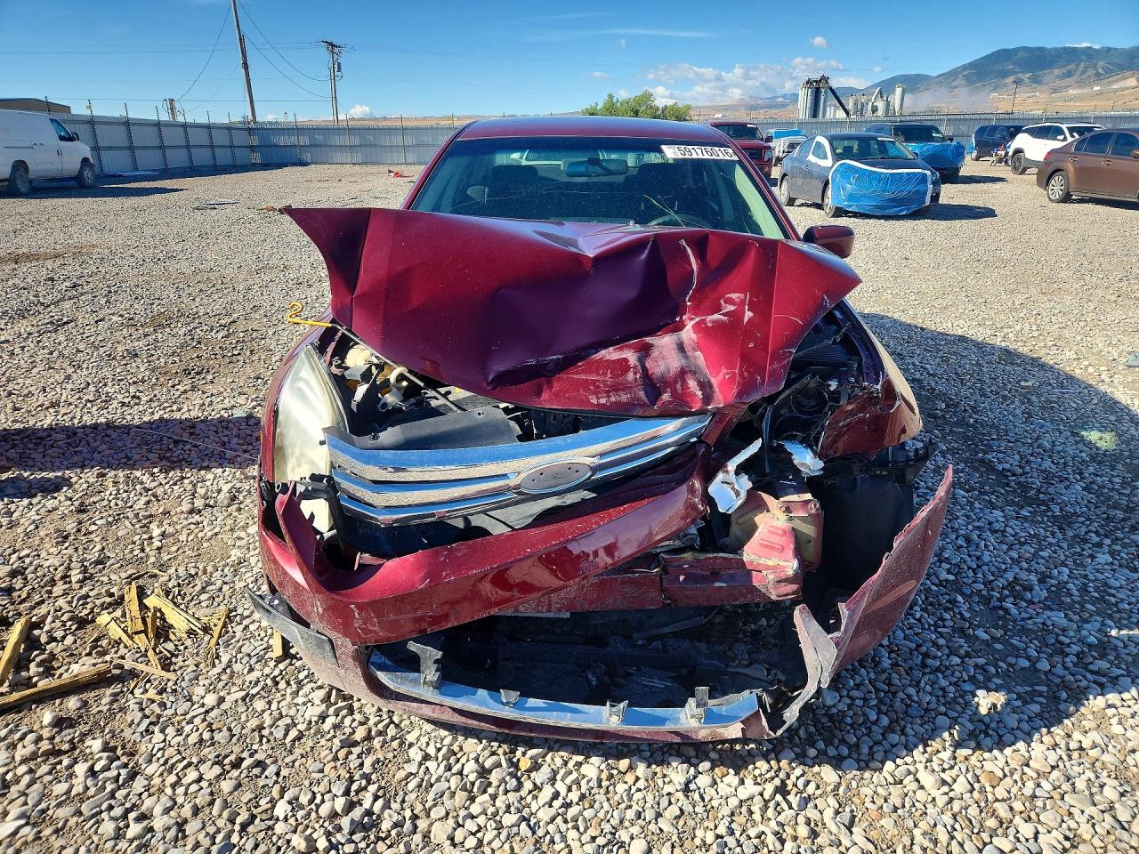 2006 Ford Fusion Se Burgundy vin: 3FAFP07Z86R193880