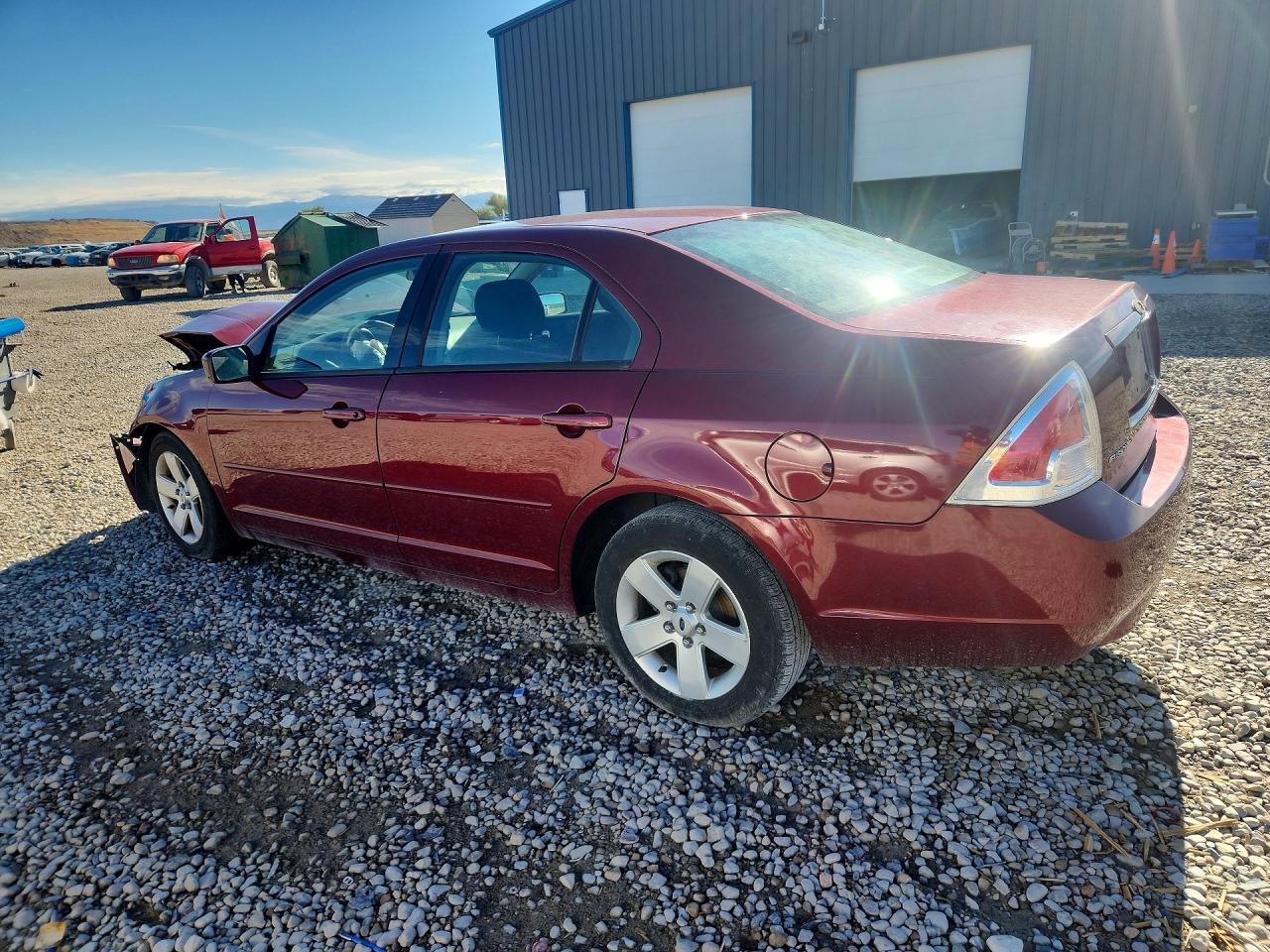 2006 Ford Fusion Se Burgundy vin: 3FAFP07Z86R193880