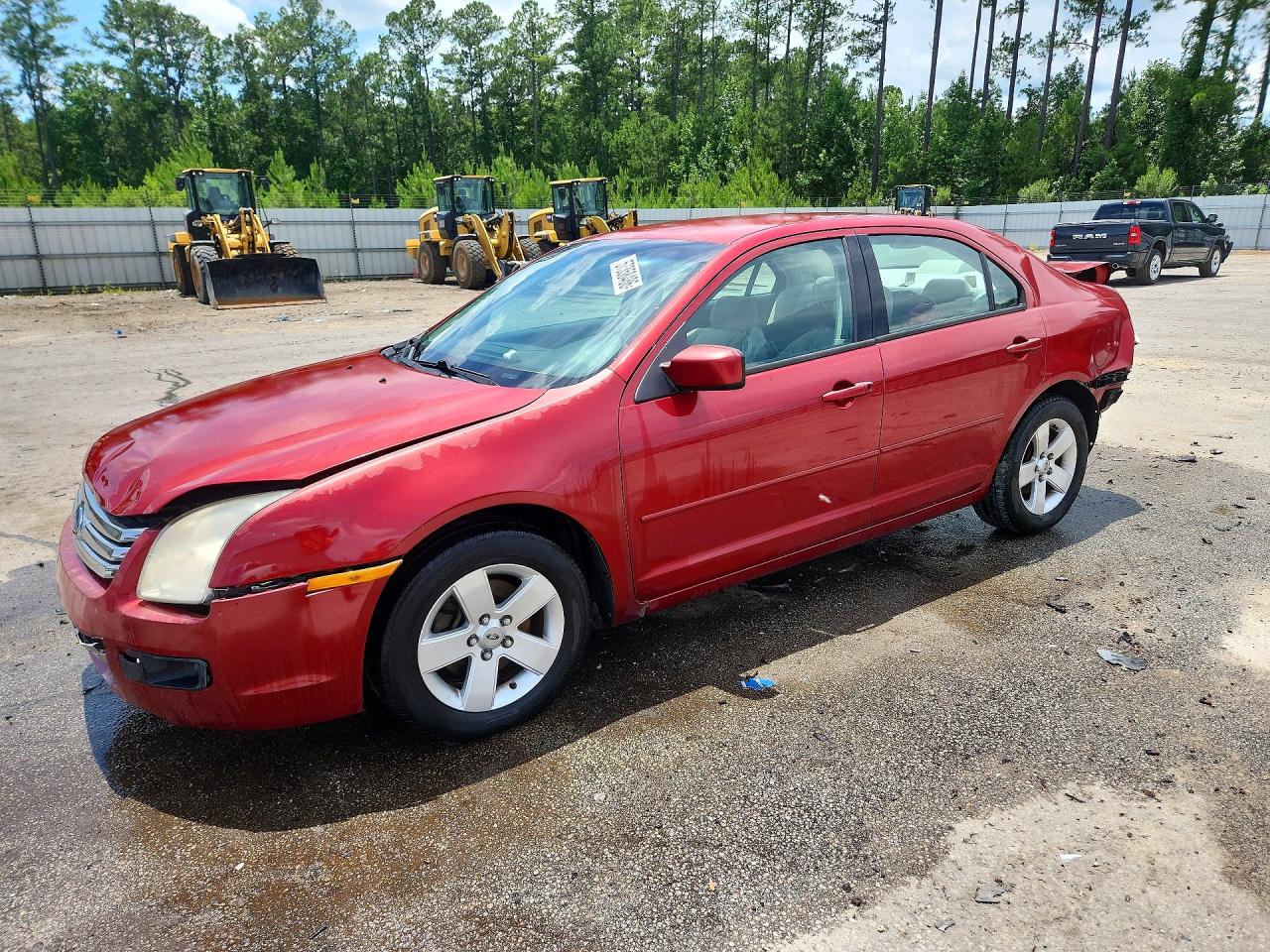 2006 Ford Fusion Se Burgundy vin: 3FAFP07ZX6R168706