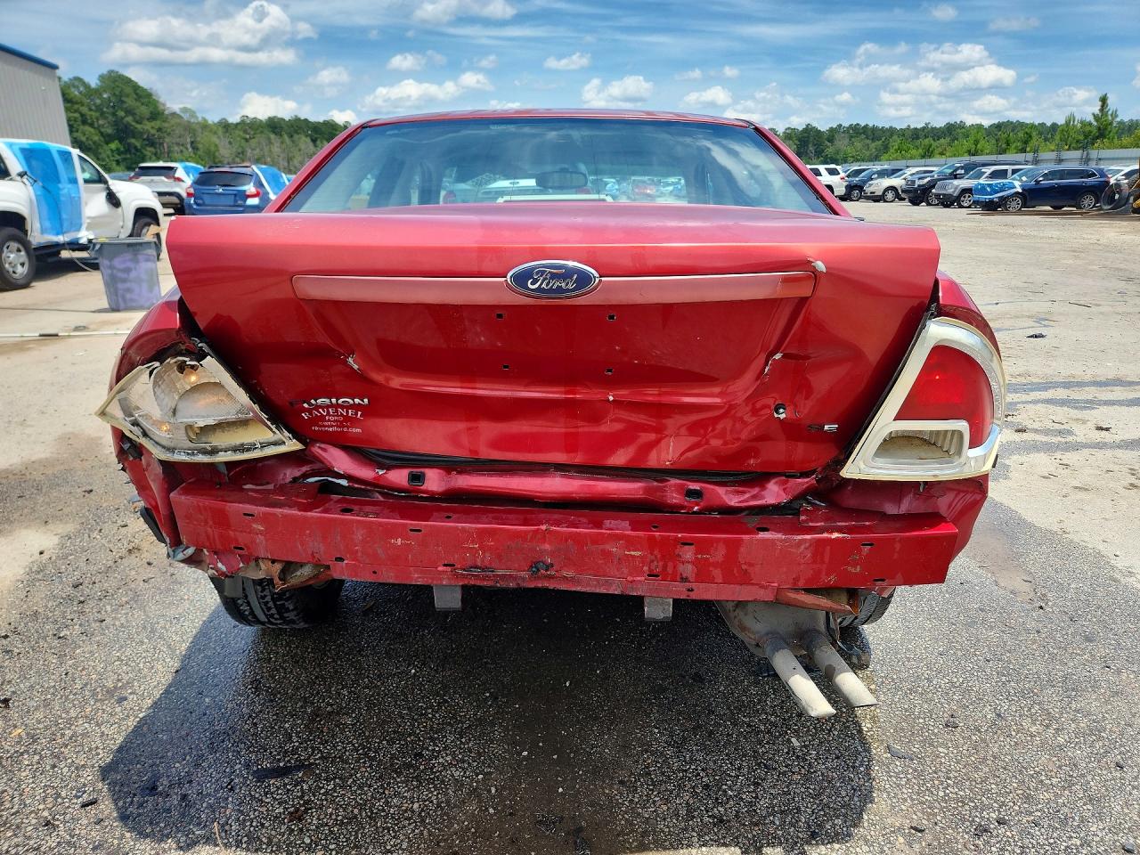 2006 Ford Fusion Se Burgundy vin: 3FAFP07ZX6R168706