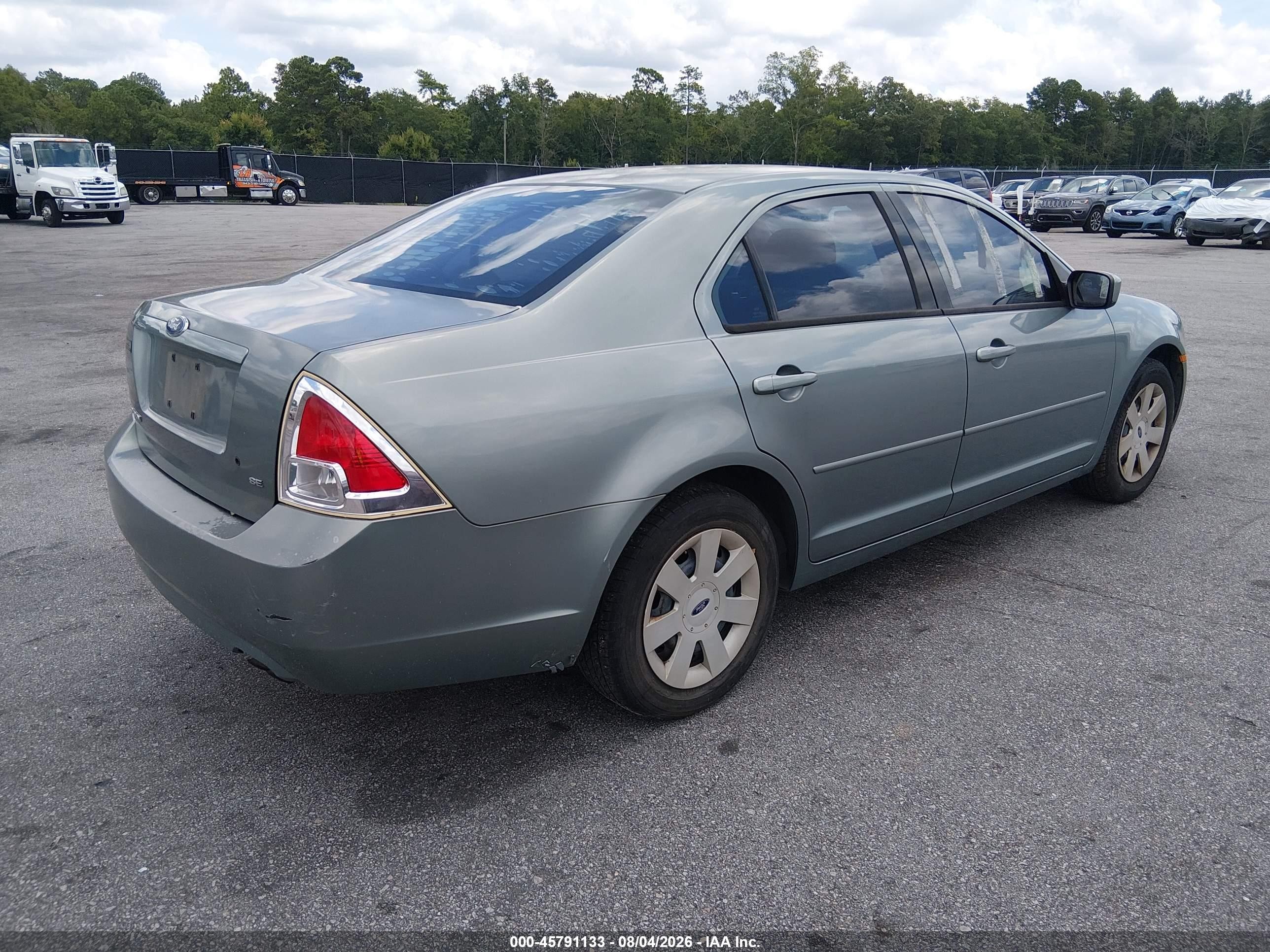 2006 Ford Fusion Se Gray vin: 3FAFP07ZX6R238284