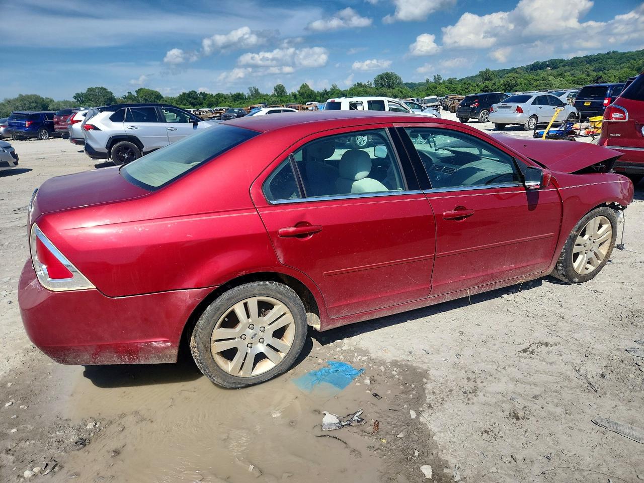 2006 Ford Fusion Sel Красный vin: 3FAFP08136R206771