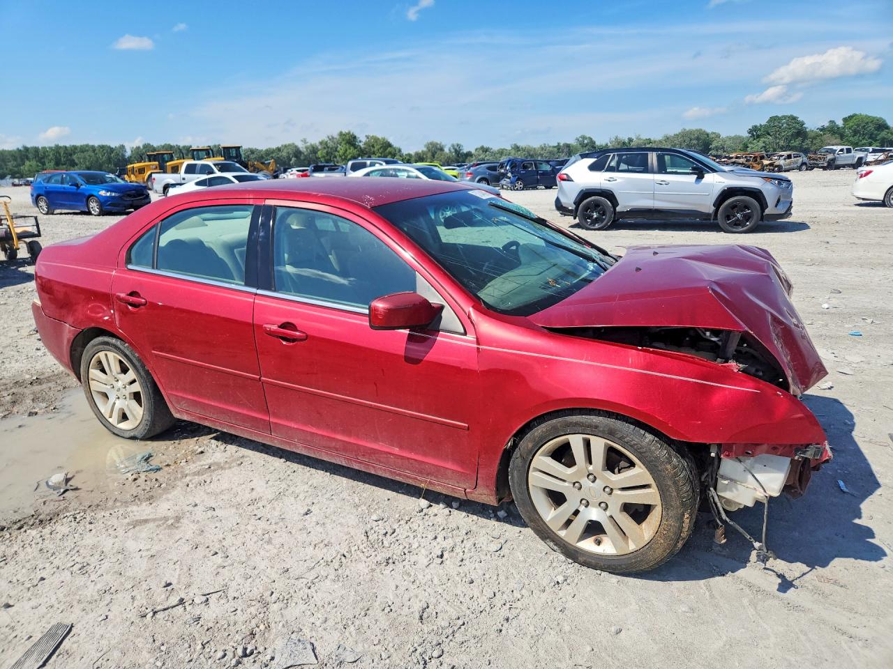 2006 Ford Fusion Sel Красный vin: 3FAFP08136R206771