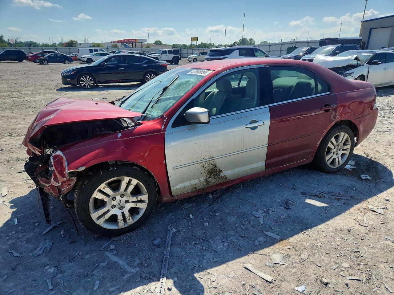 2006 Ford Fusion Sel Red vin: 3FAFP08136R206771