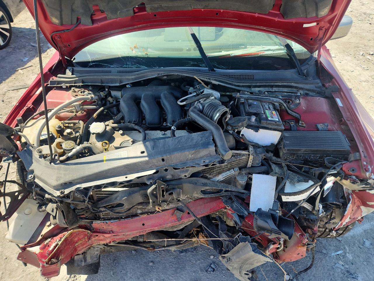2006 Ford Fusion Sel Красный vin: 3FAFP08136R206771