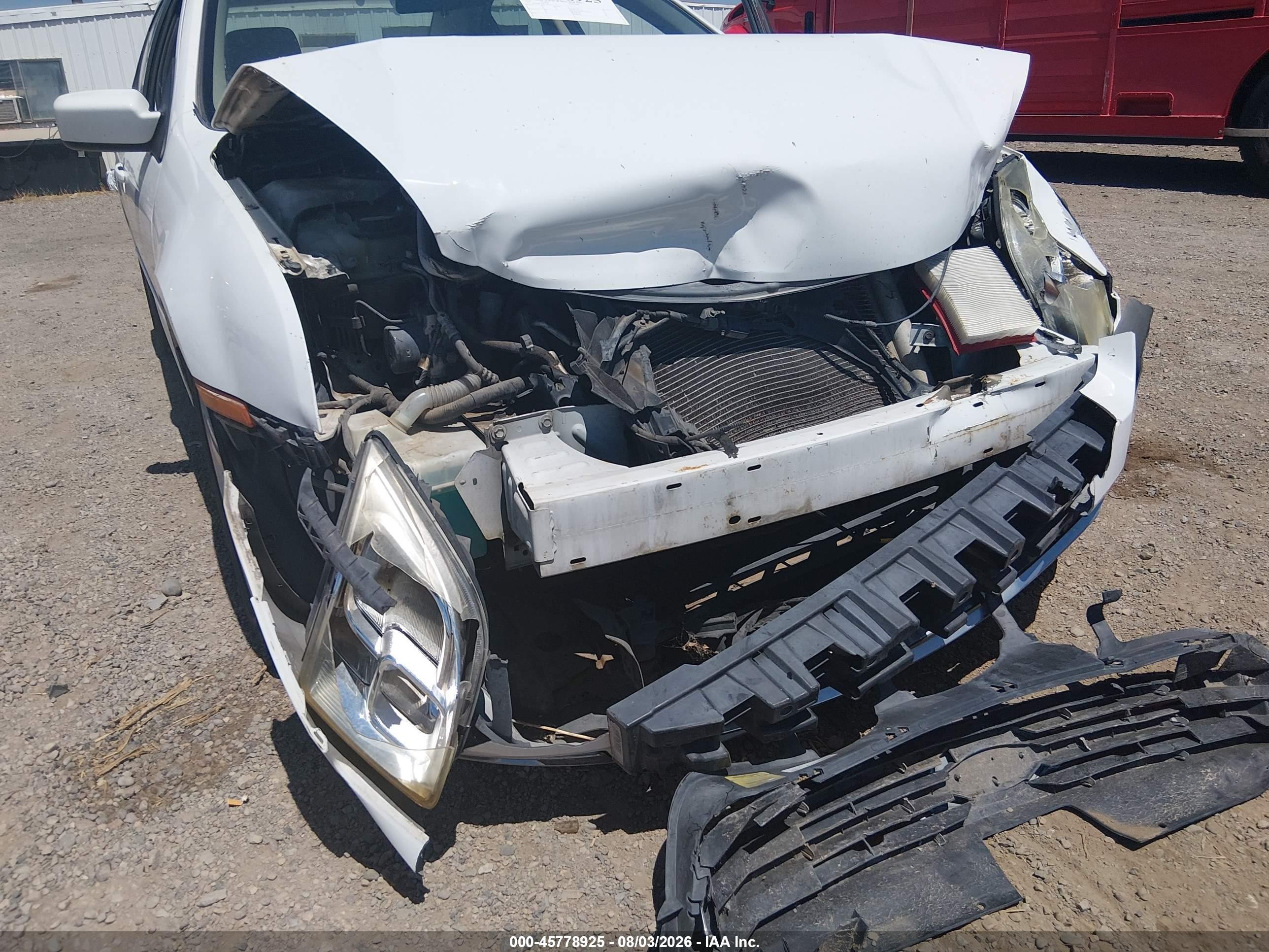 2006 Ford Fusion Sel White vin: 3FAFP08146R106923