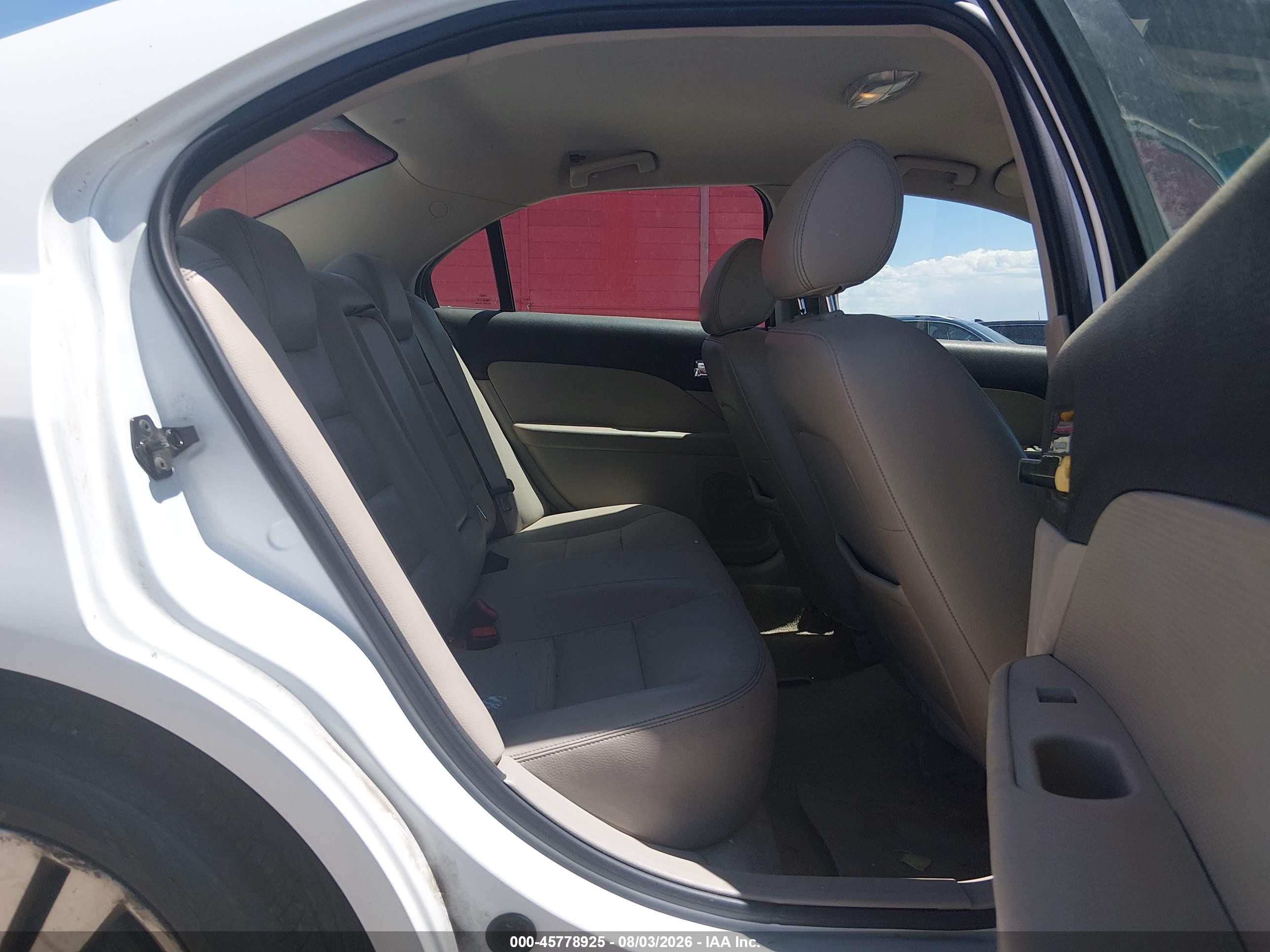 2006 Ford Fusion Sel White vin: 3FAFP08146R106923