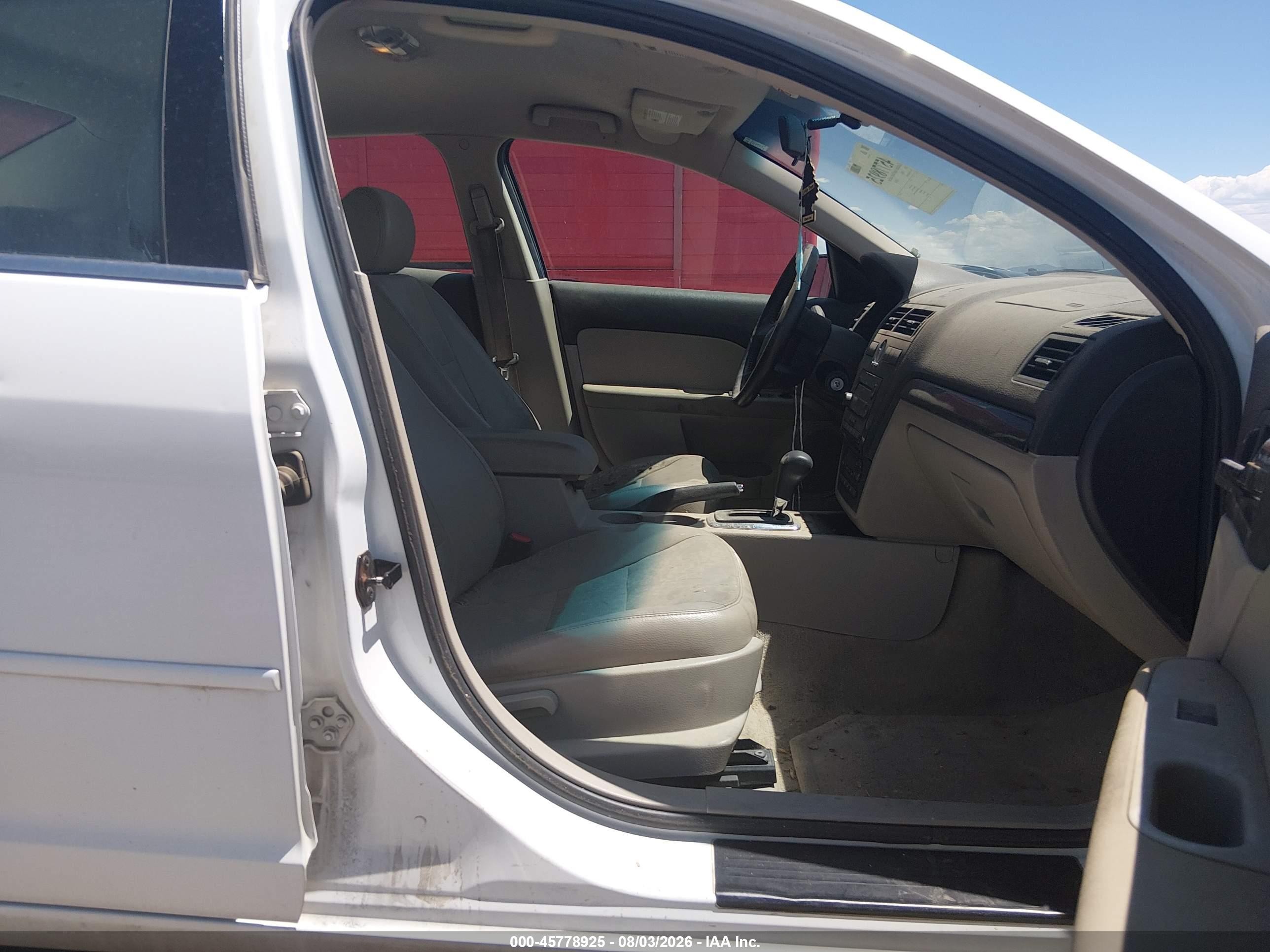 2006 Ford Fusion Sel White vin: 3FAFP08146R106923