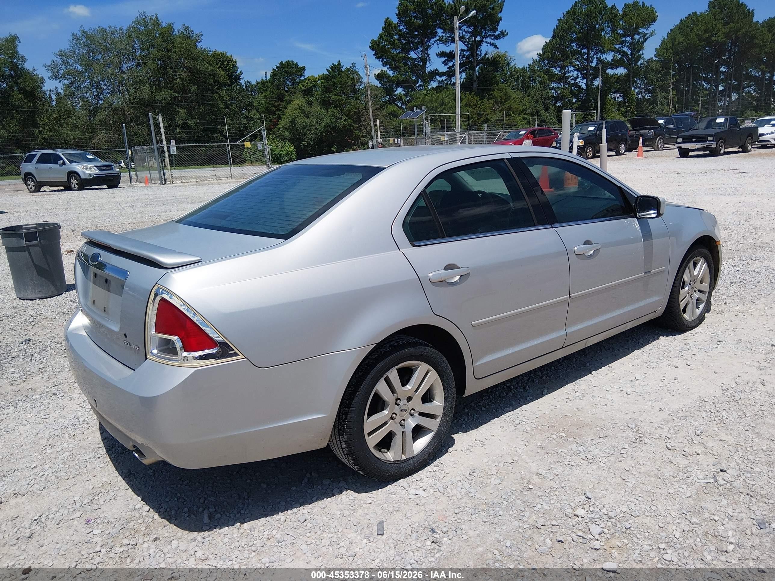 2006 Ford Fusion Sel Gray vin: 3FAFP08146R202017