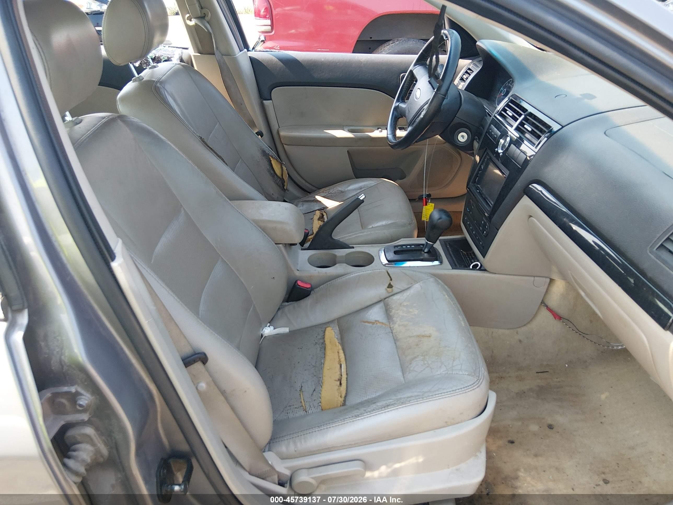 2006 Ford Fusion Sel Gray vin: 3FAFP08156R127179