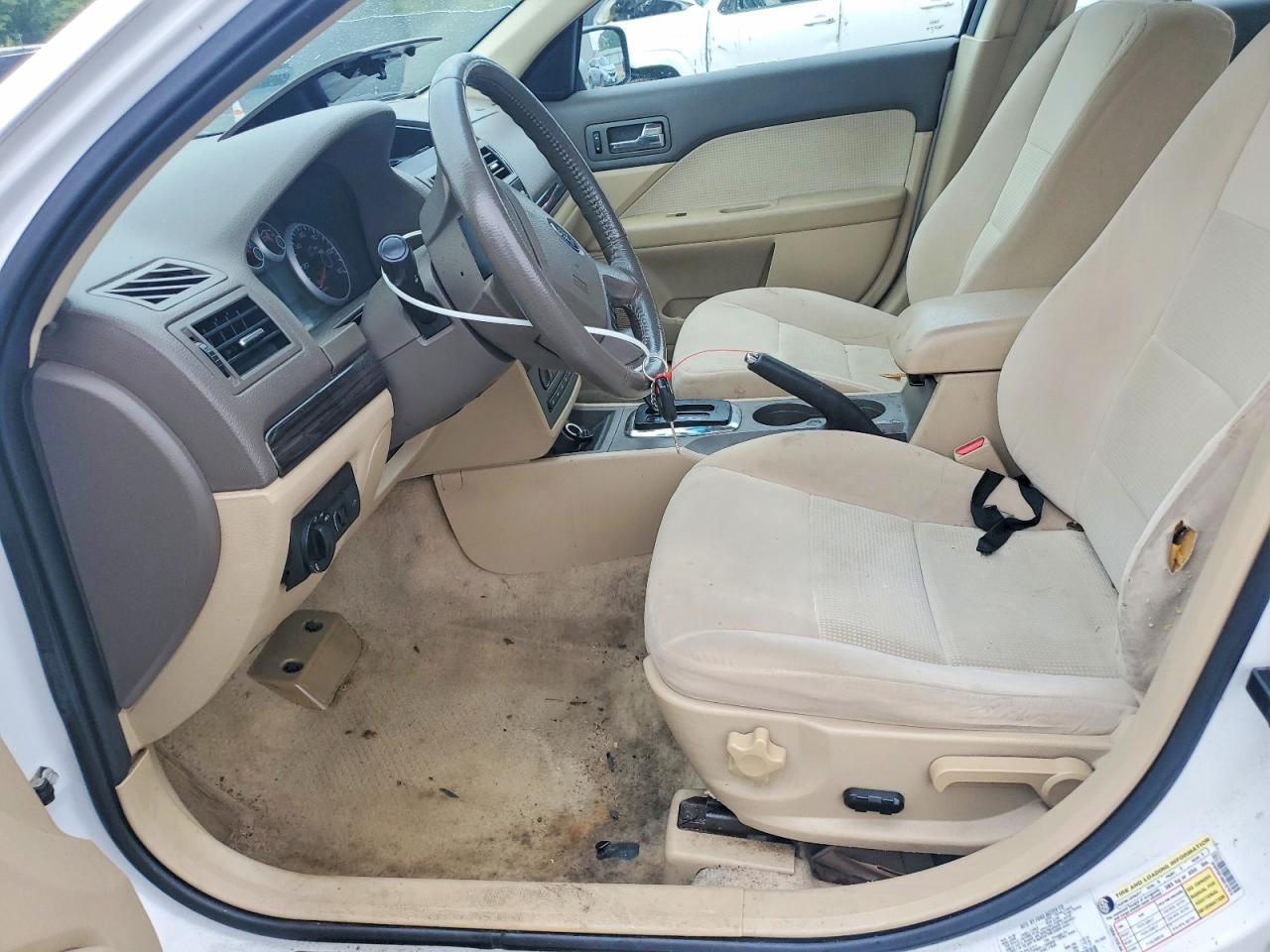 2006 Ford Fusion Sel White vin: 3FAFP08186R187974