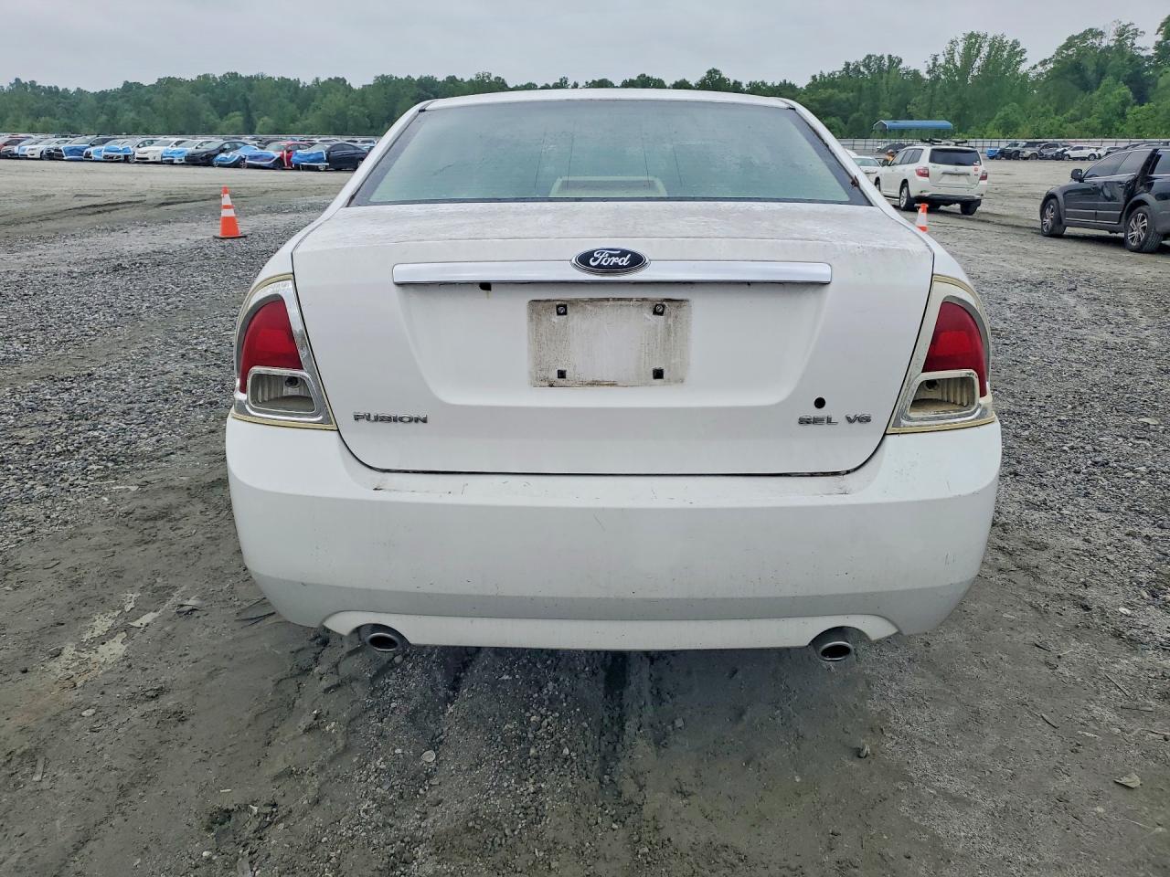 2006 Ford Fusion Sel White vin: 3FAFP08186R187974