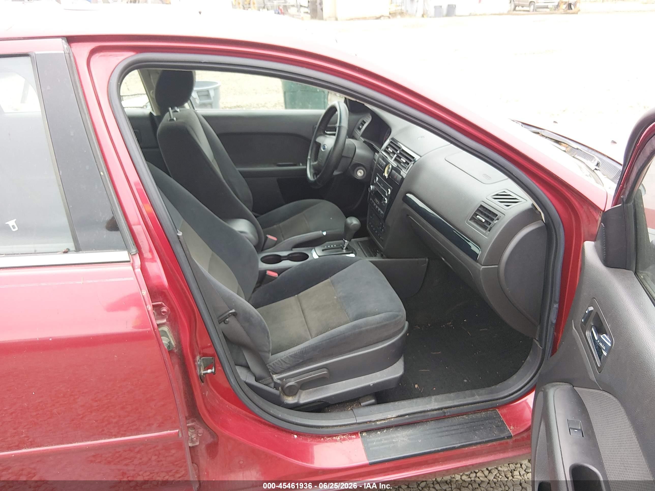 2006 Ford Fusion Sel Красный vin: 3FAFP081X6R143393