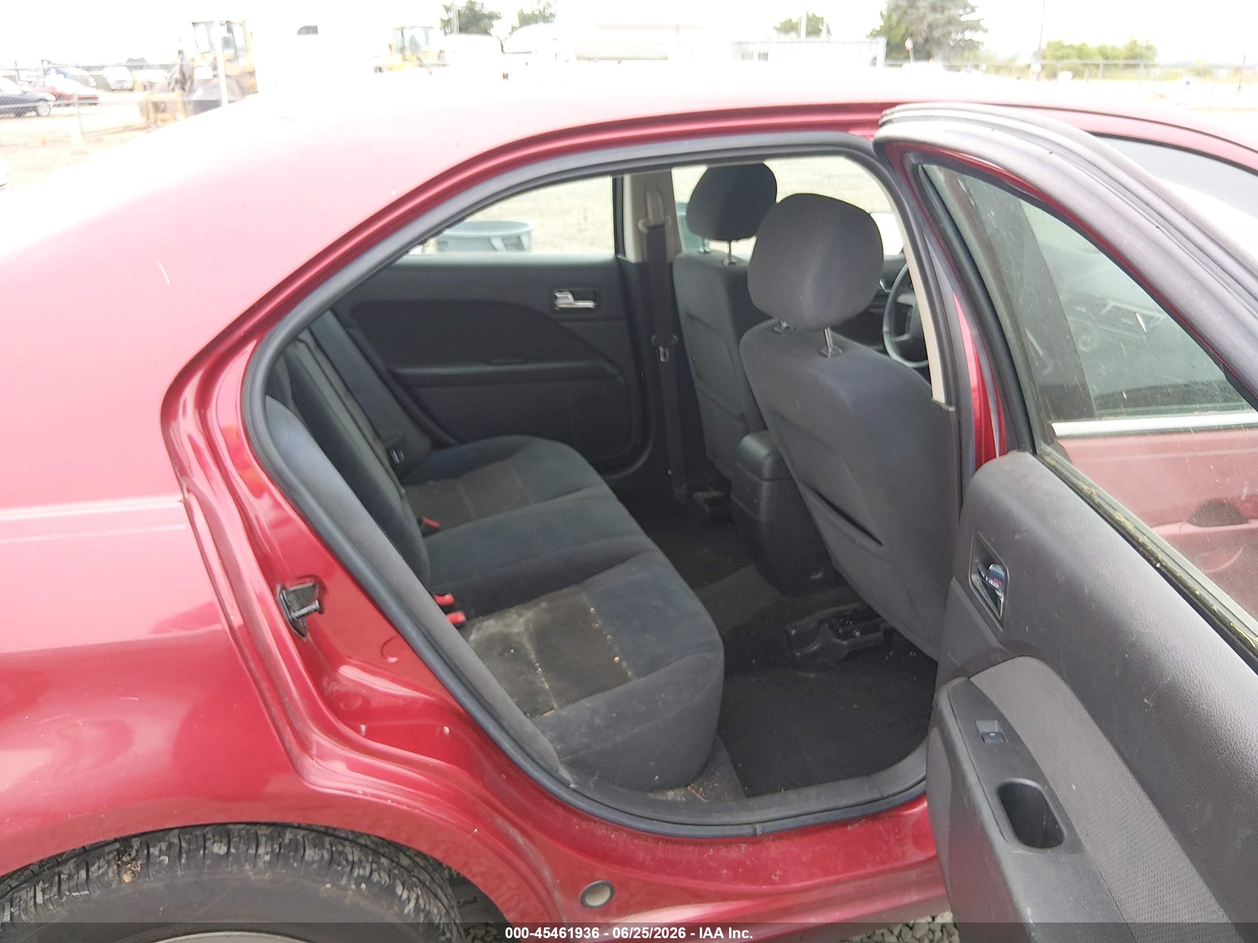 2006 Ford Fusion Sel Красный vin: 3FAFP081X6R143393
