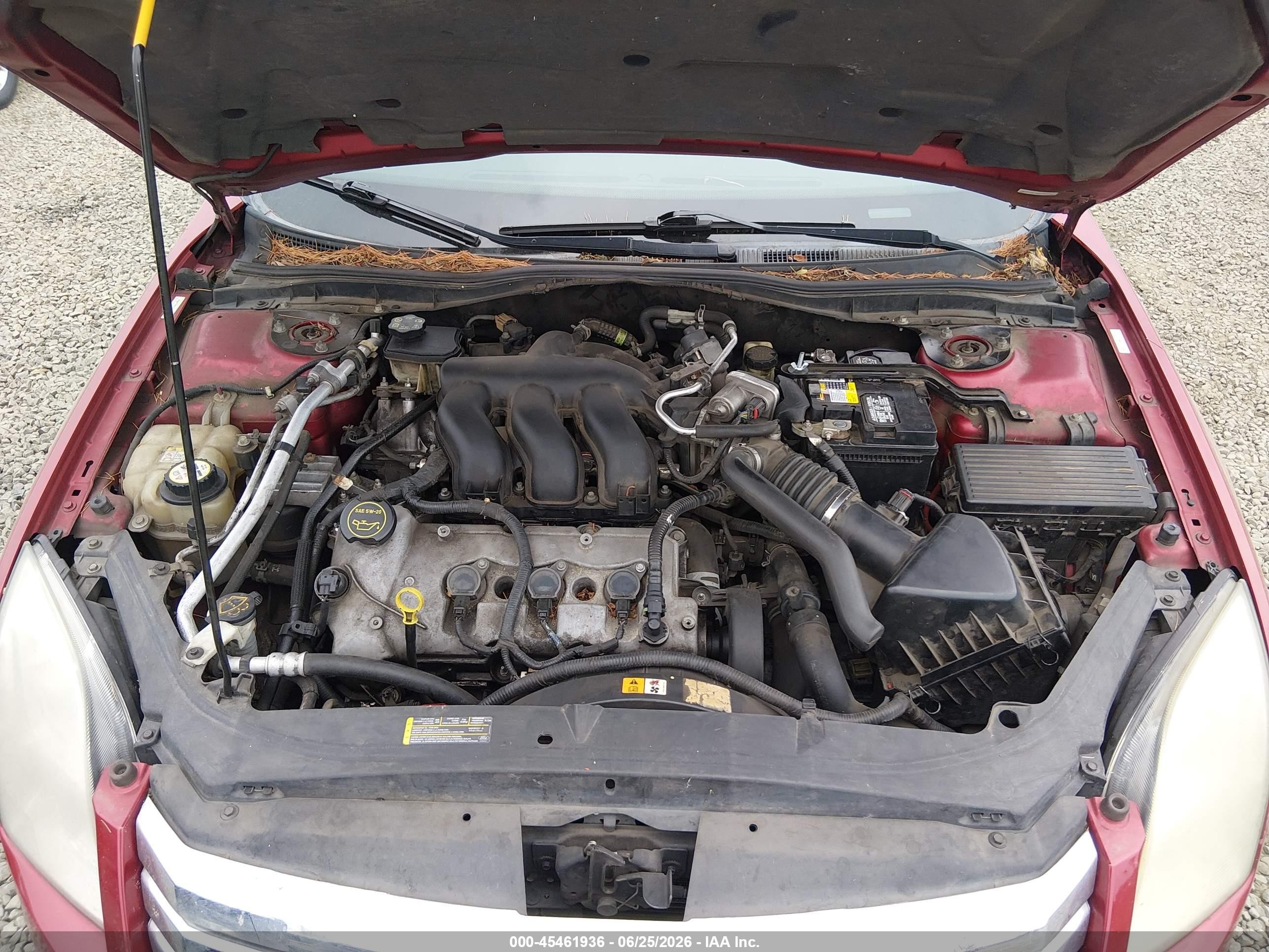2006 Ford Fusion Sel Красный vin: 3FAFP081X6R143393
