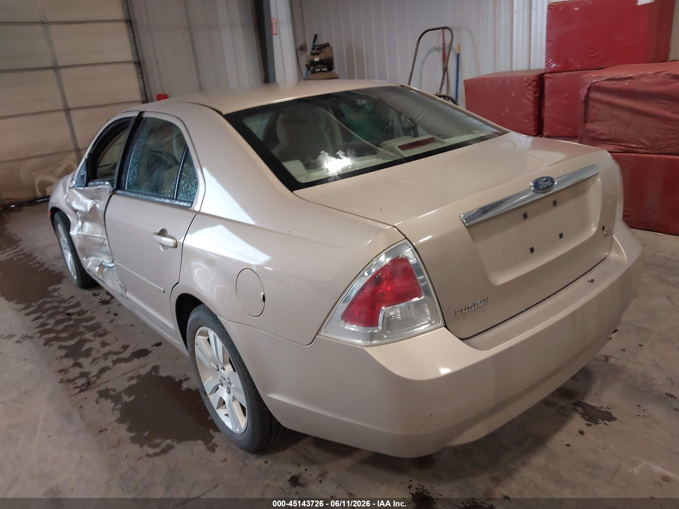 2006 Ford Fusion Sel Tan vin: 3FAFP08Z26R139179