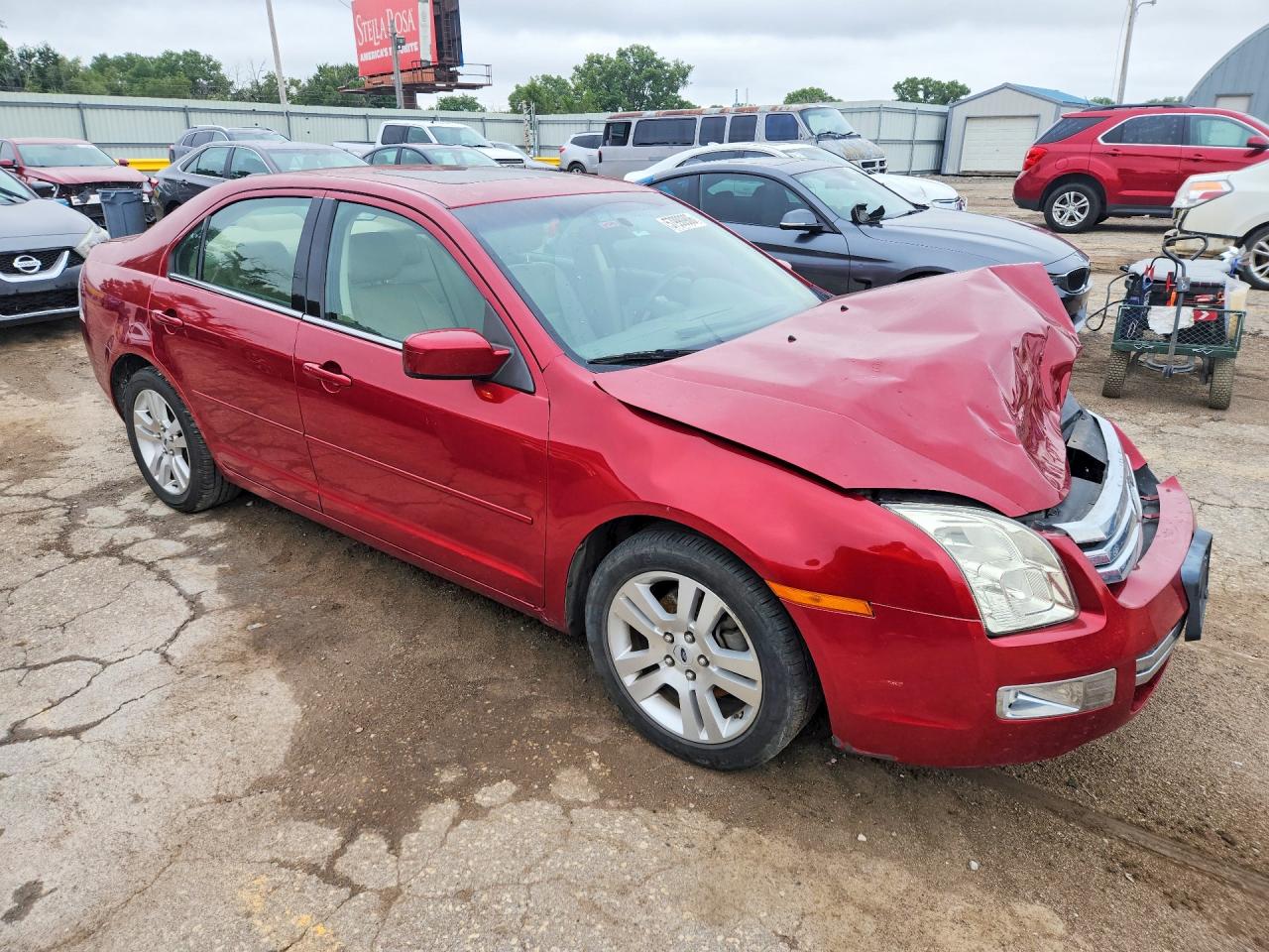 2006 Ford Fusion Sel Red vin: 3FAFP08Z46R193423