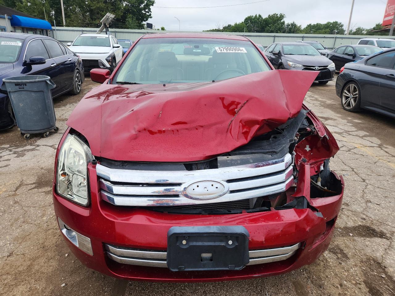 2006 Ford Fusion Sel Red vin: 3FAFP08Z46R193423