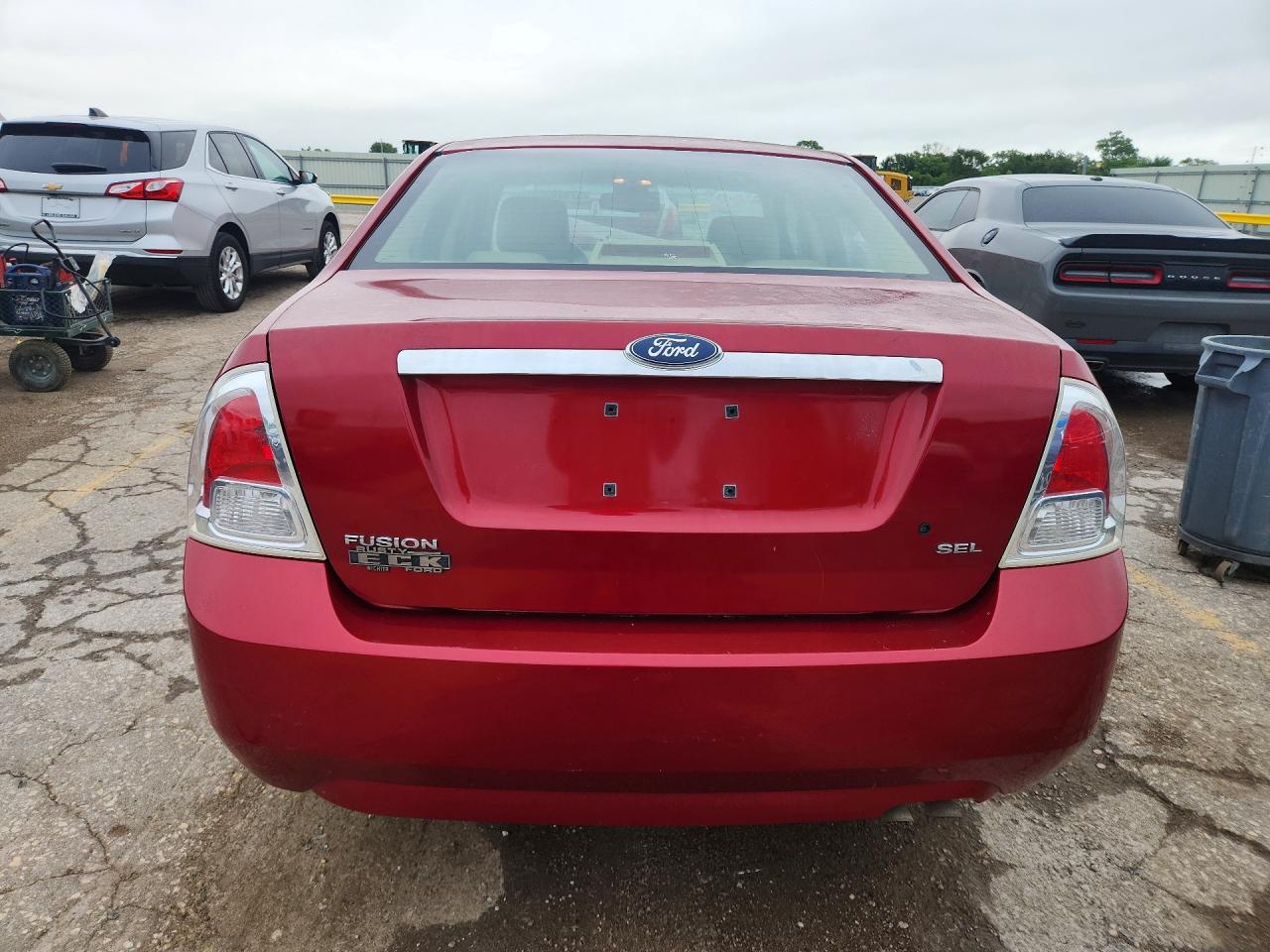 2006 Ford Fusion Sel Red vin: 3FAFP08Z46R193423