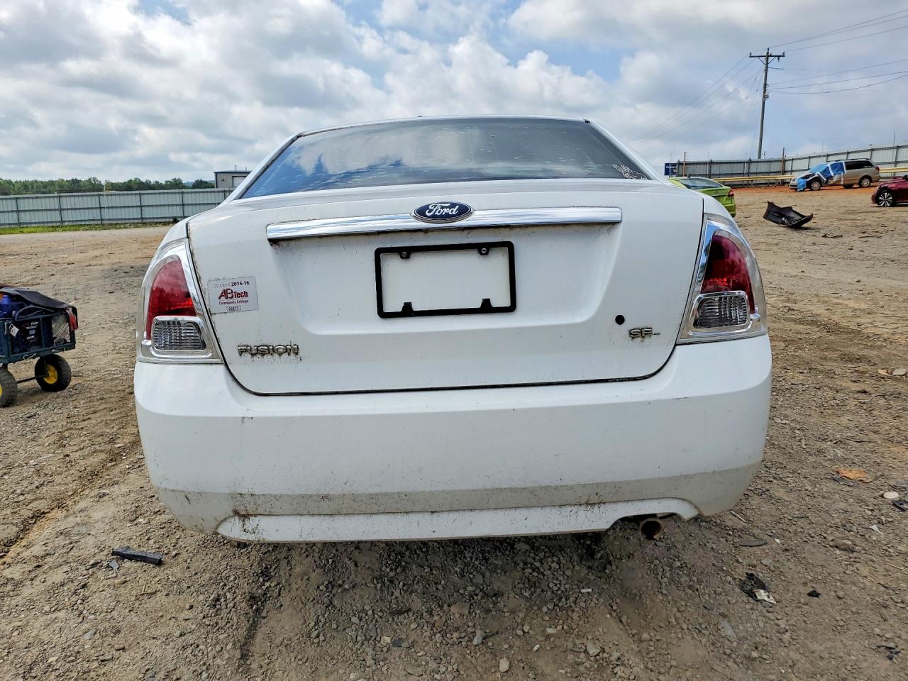 2006 Ford Fusion Sel White vin: 3FAFP08Z76R143700