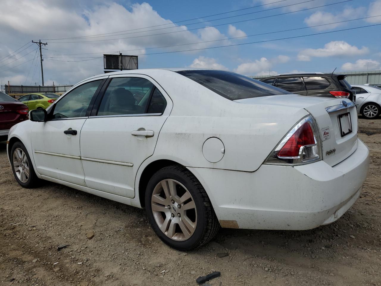 2006 Ford Fusion Sel White vin: 3FAFP08Z76R143700 Damage: Rear Bumper, Multiple Scratches Heavy, 3