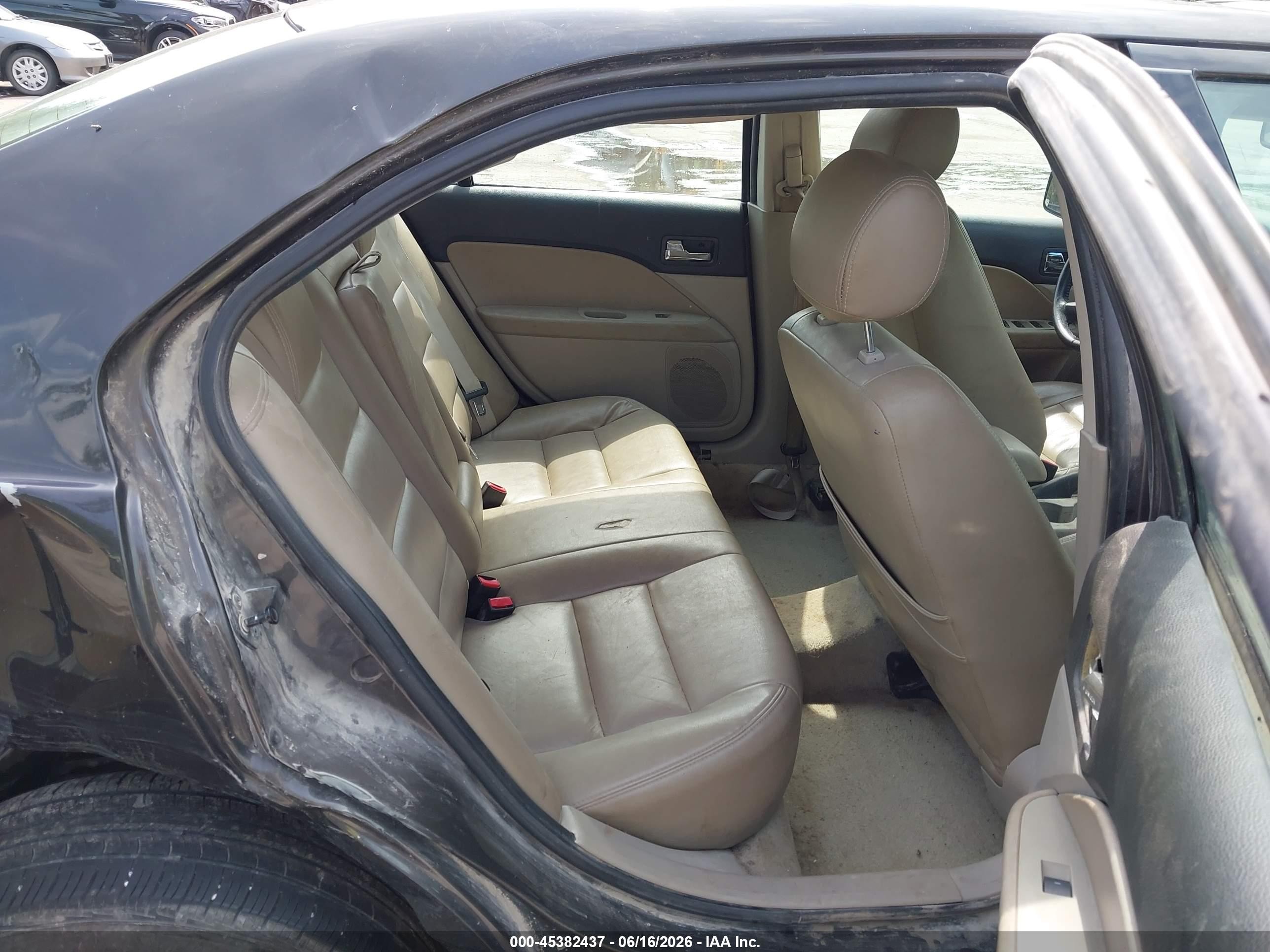 2006 Ford Fusion Sel Gray vin: 3FAFP08Z96R198875