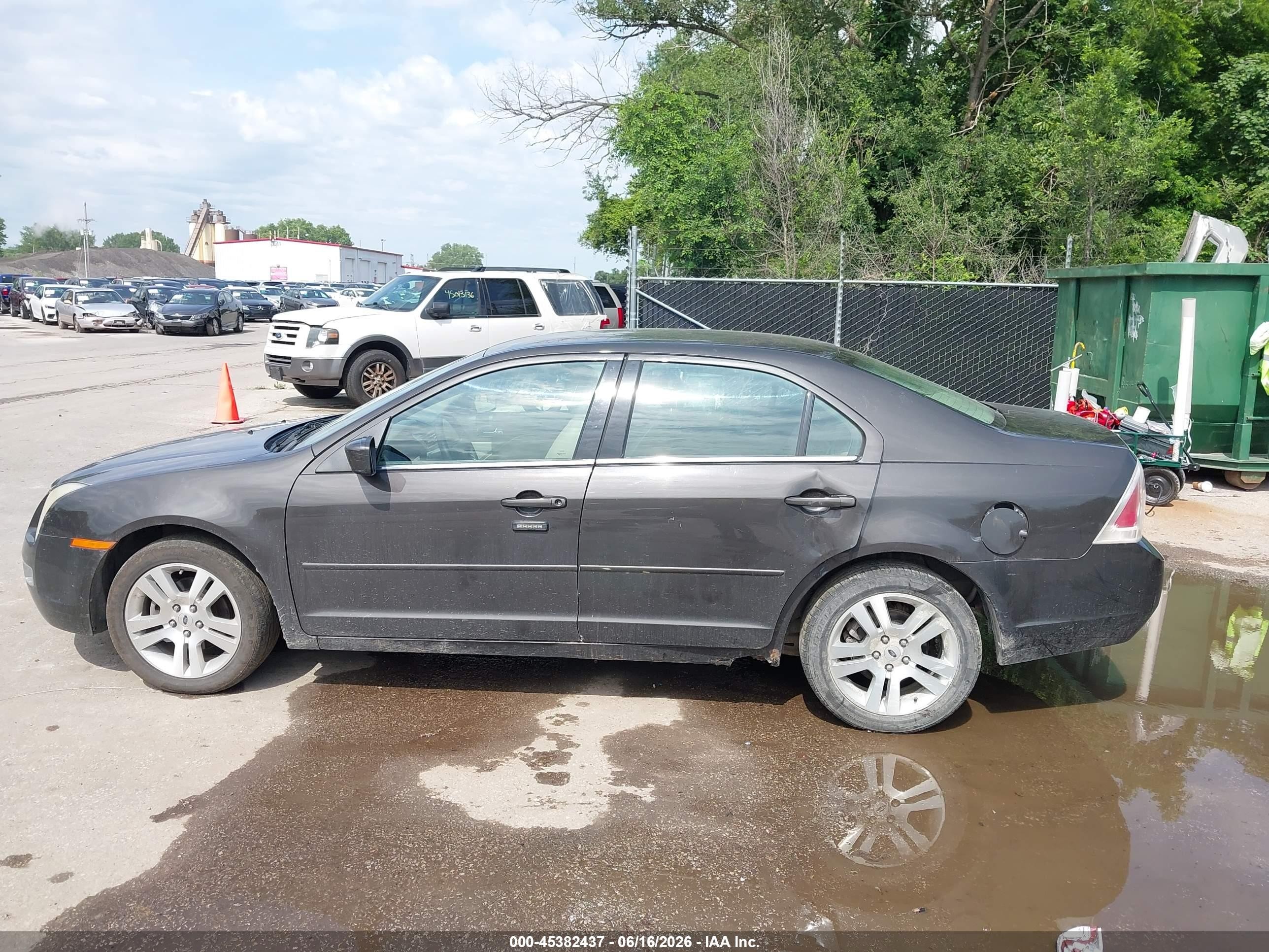 2006 Ford Fusion Sel Gray vin: 3FAFP08Z96R198875