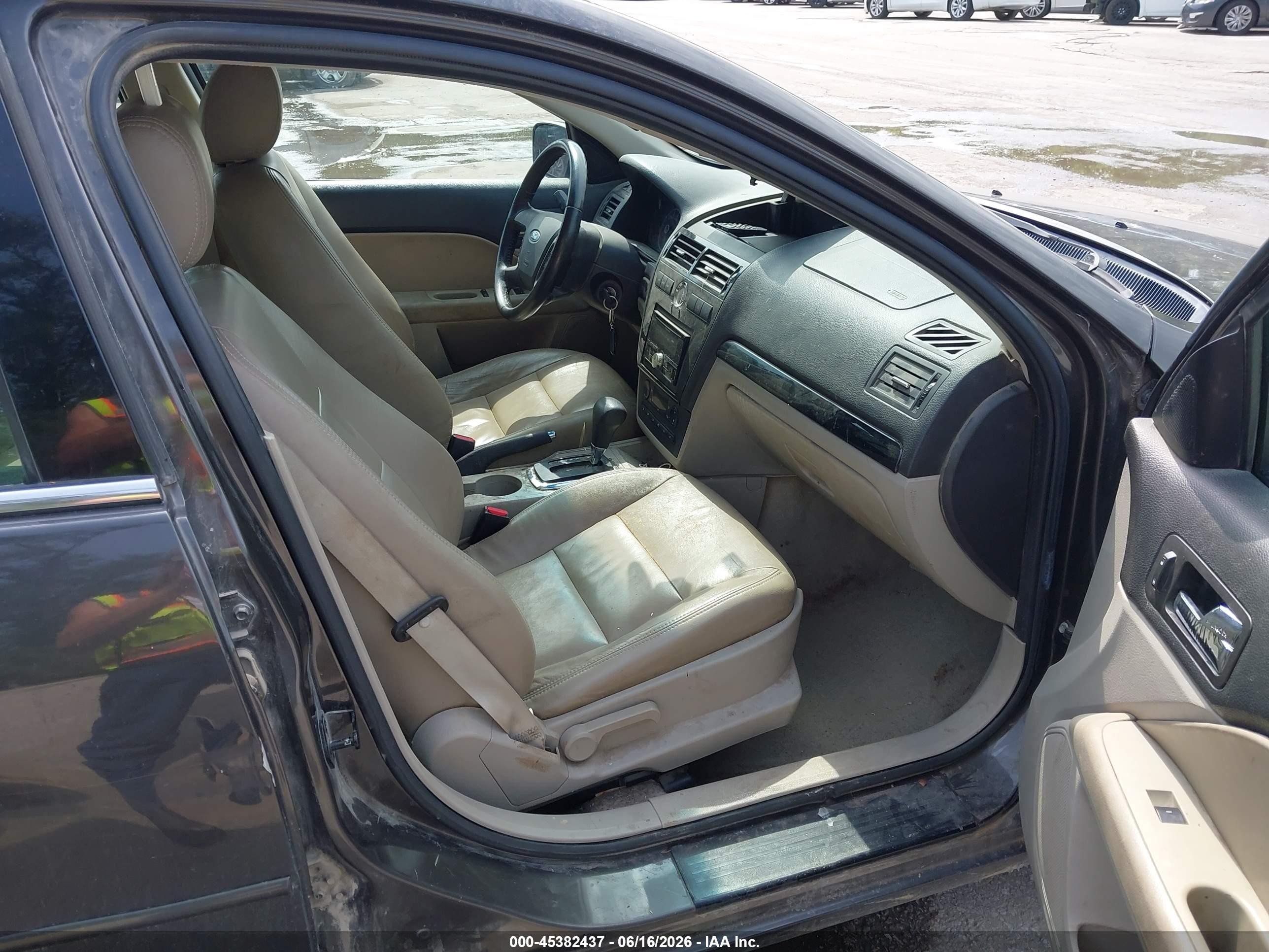 2006 Ford Fusion Sel Gray vin: 3FAFP08Z96R198875