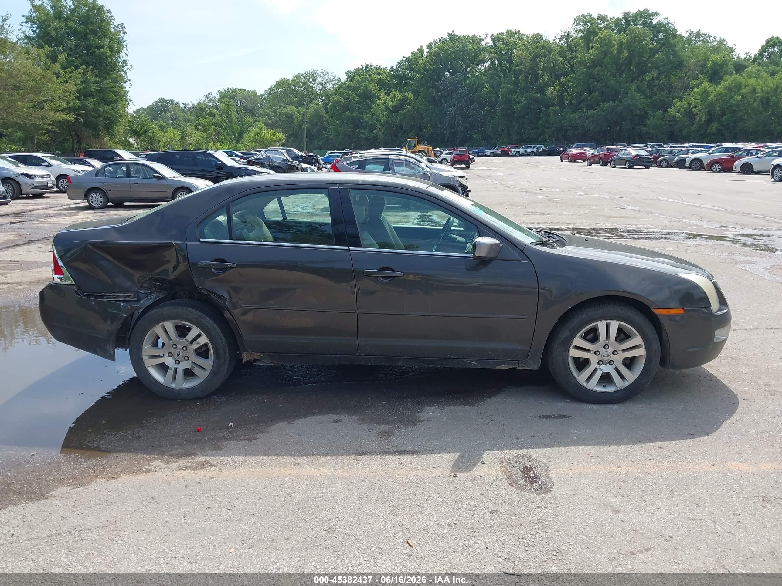 2006 Ford Fusion Sel Gray vin: 3FAFP08Z96R198875