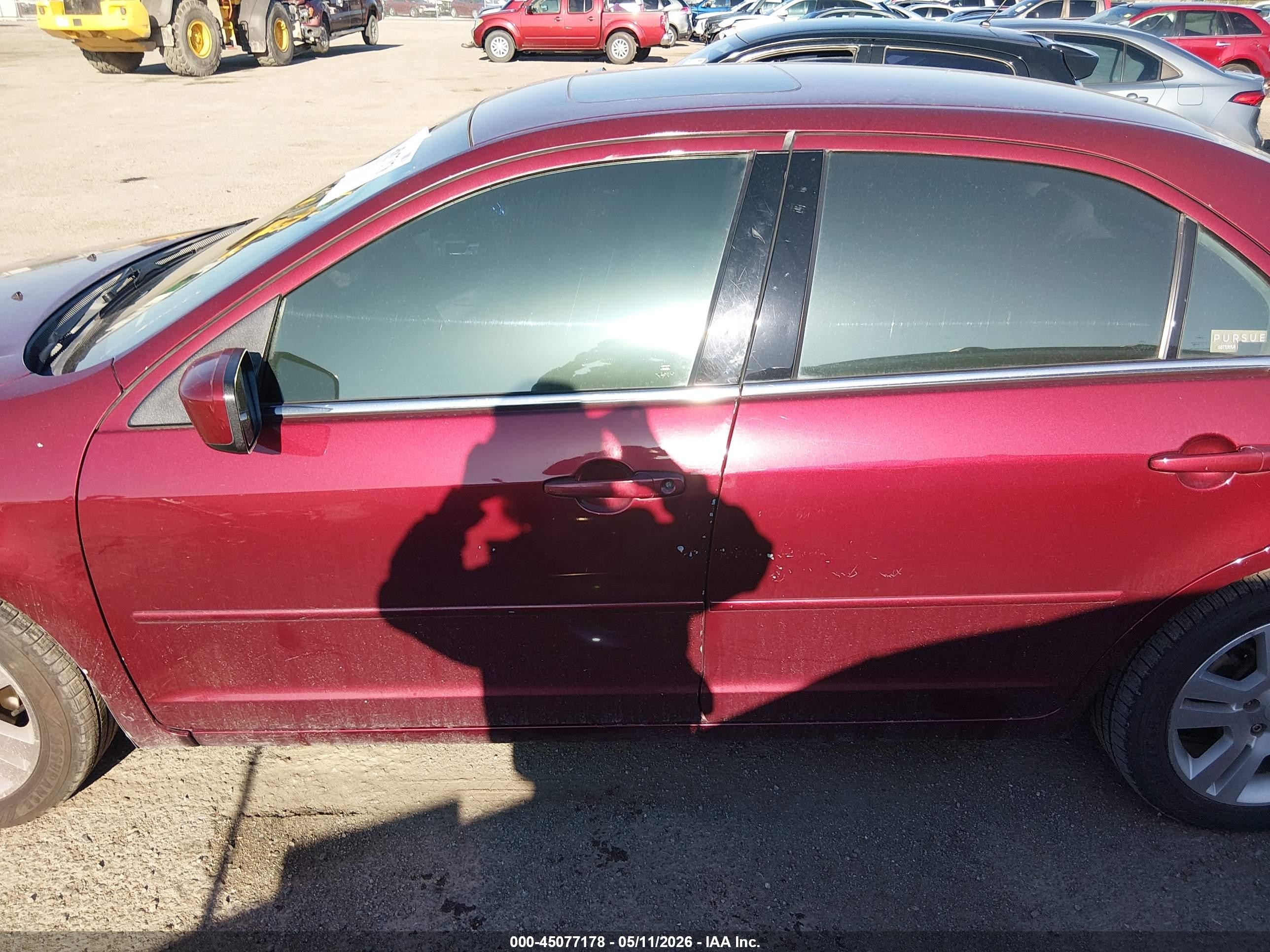 2006 Ford Fusion Sel Red vin: 3FAFP08ZX6R138085