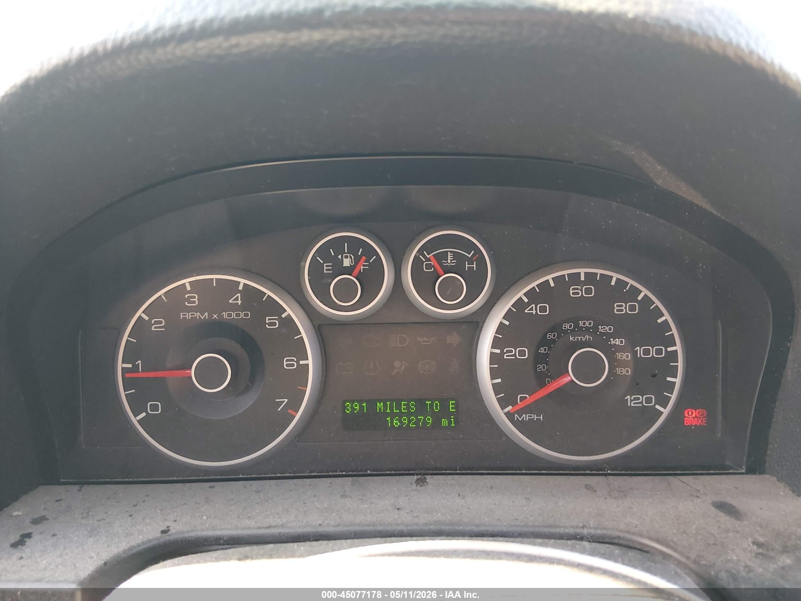 2006 Ford Fusion Sel Red vin: 3FAFP08ZX6R138085