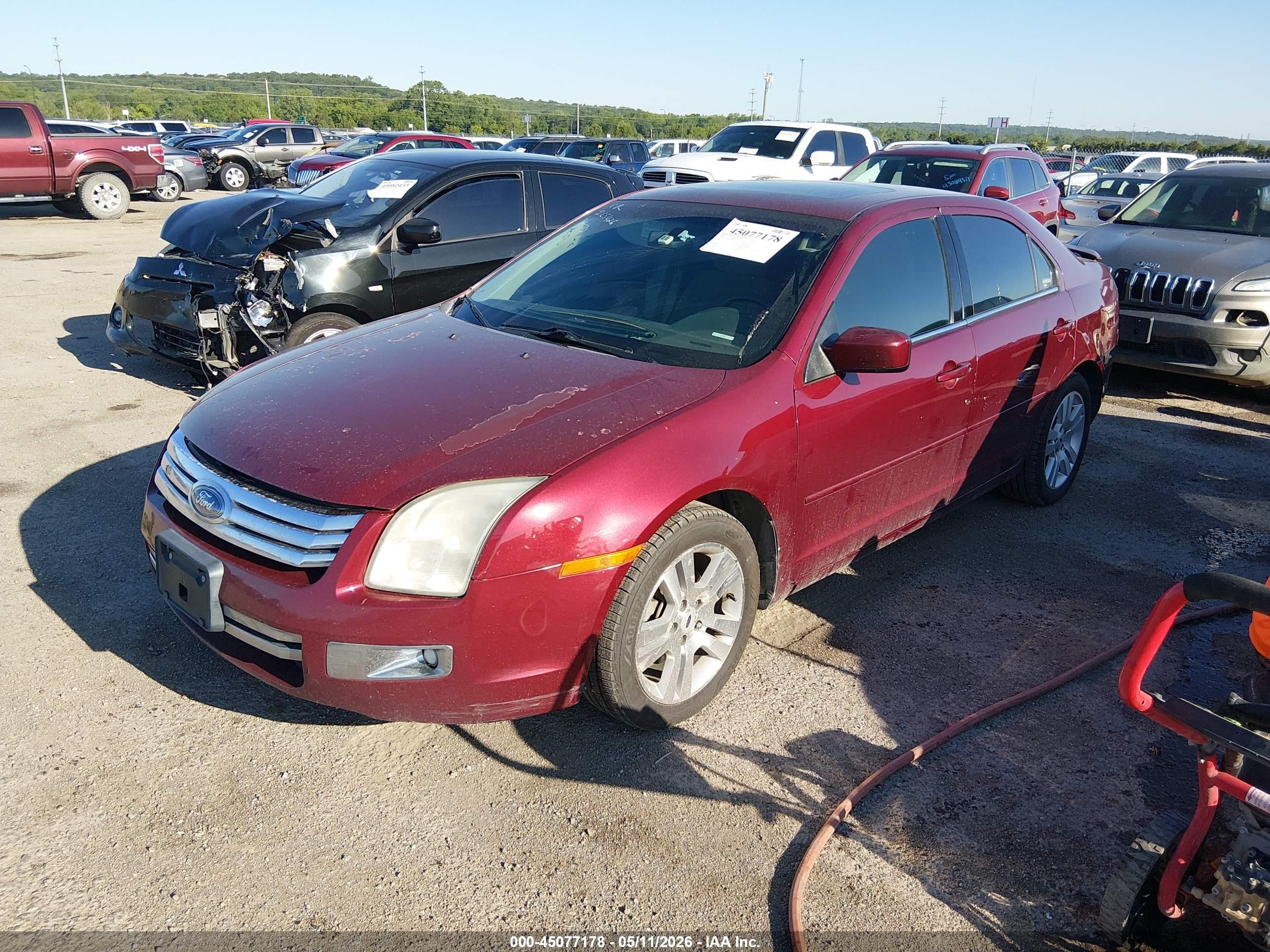 2006 Ford Fusion Sel Red vin: 3FAFP08ZX6R138085