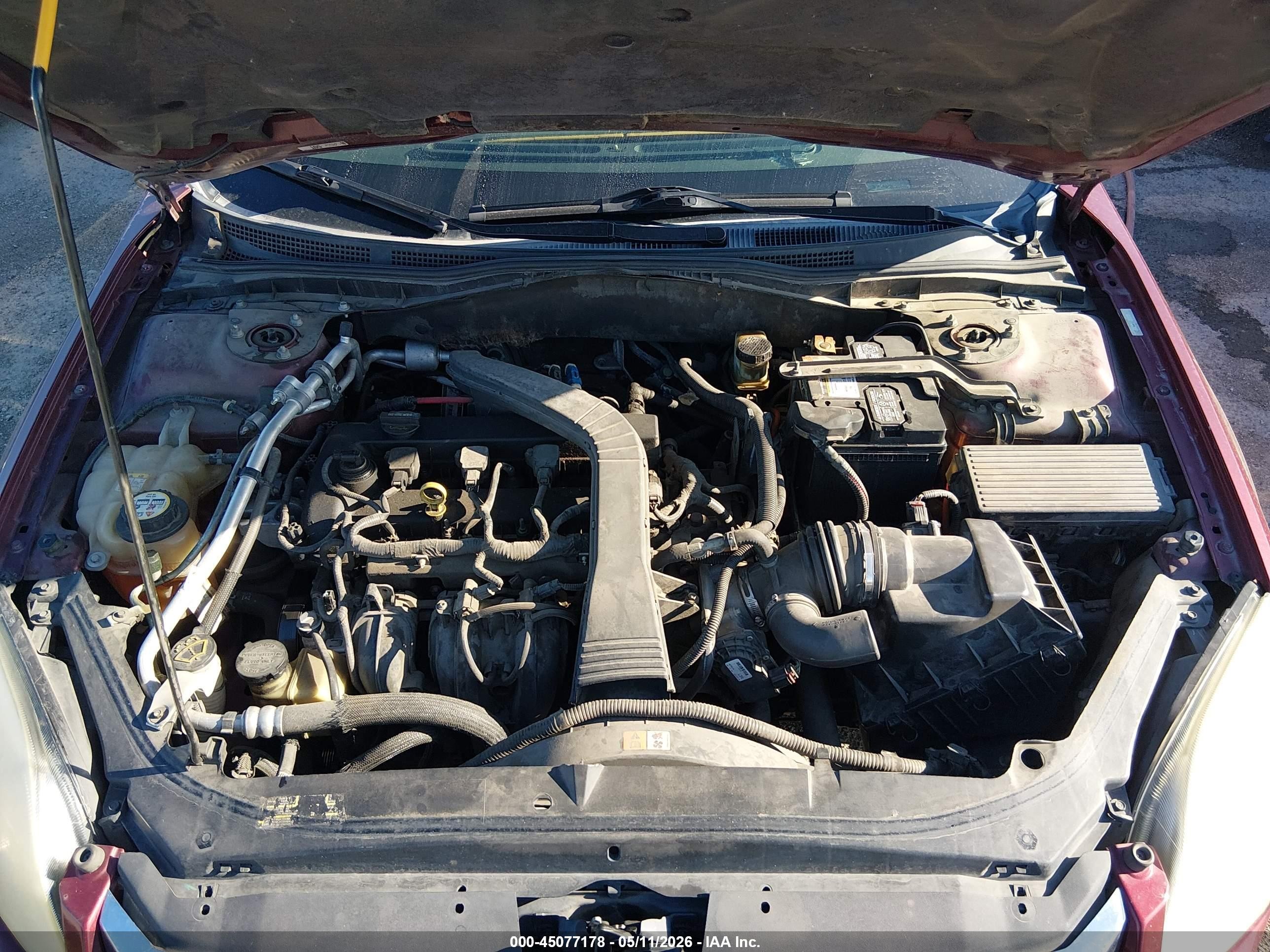2006 Ford Fusion Sel Red vin: 3FAFP08ZX6R138085
