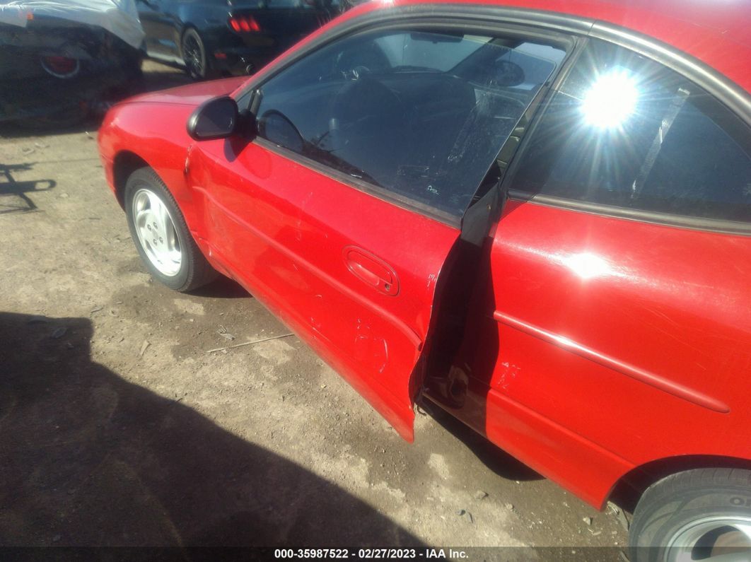 2001 Ford Escort Zx2 Red vin: 3FAFP11301R153814
